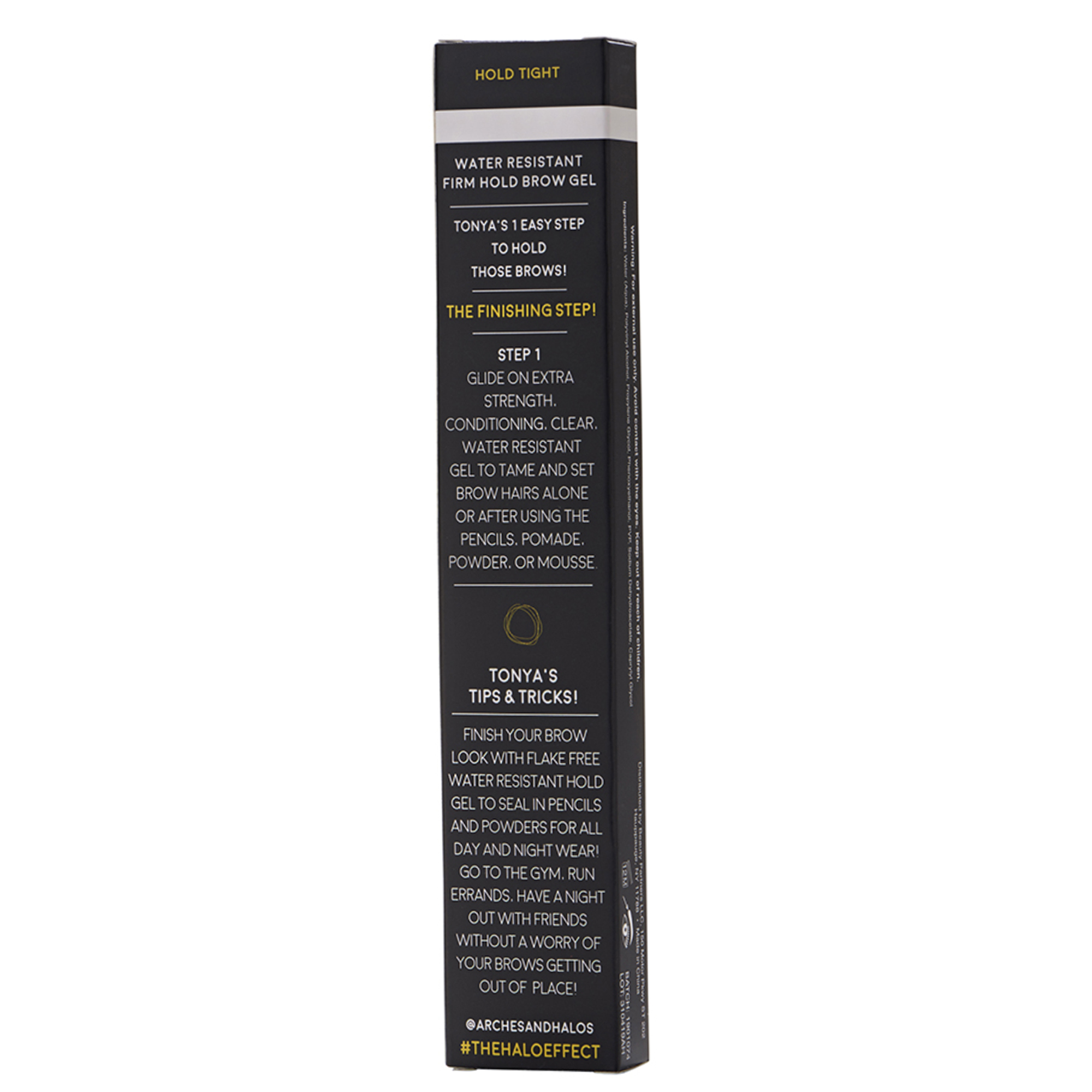 Foto 3 pulgar | Water Resistant Firm Hold Brow Gel - Clear By Arches And Halos For Unisex - 0.106 Oz Gel