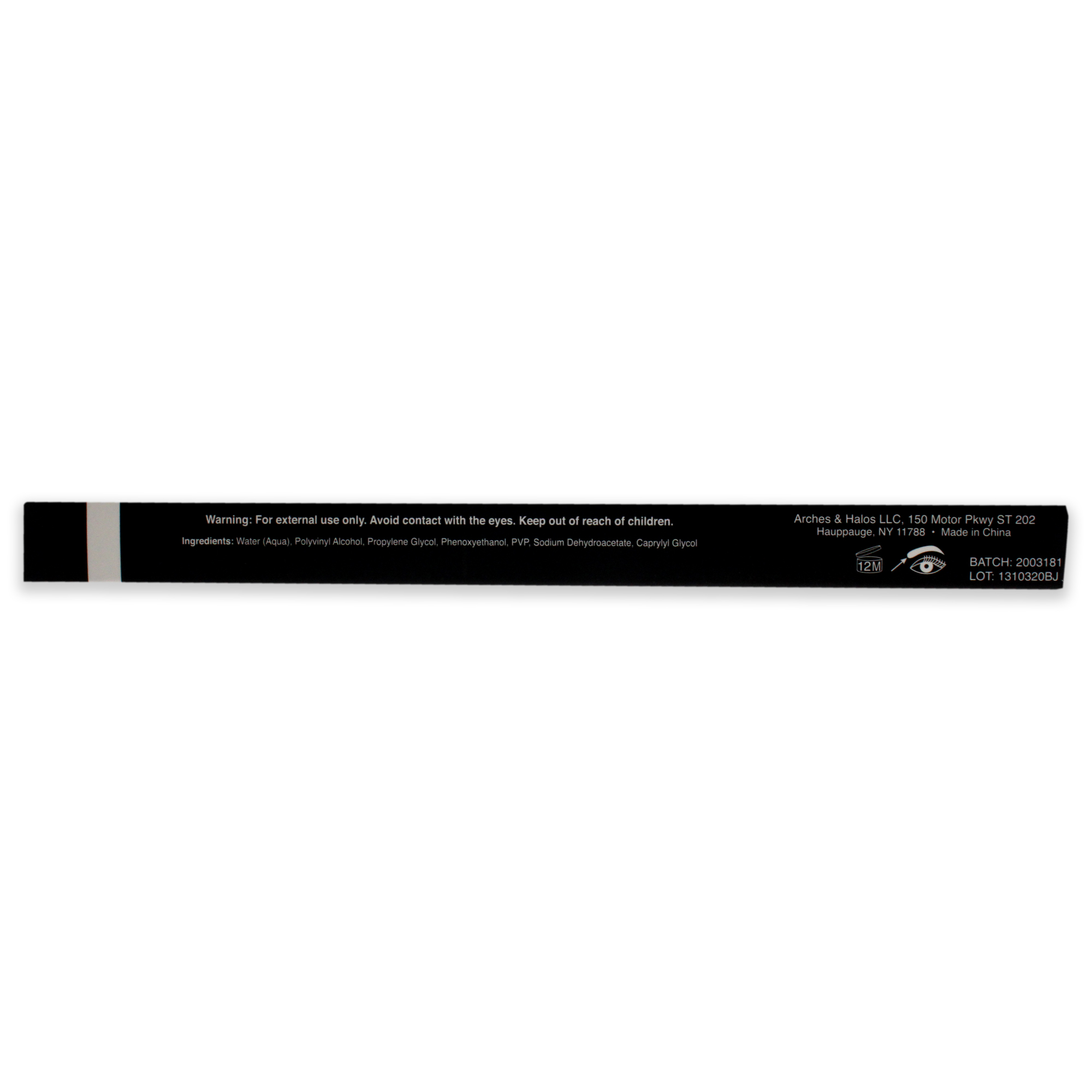 Foto 4 pulgar | Water Resistant Firm Hold Brow Gel - Clear By Arches And Halos For Unisex - 0.106 Oz Gel