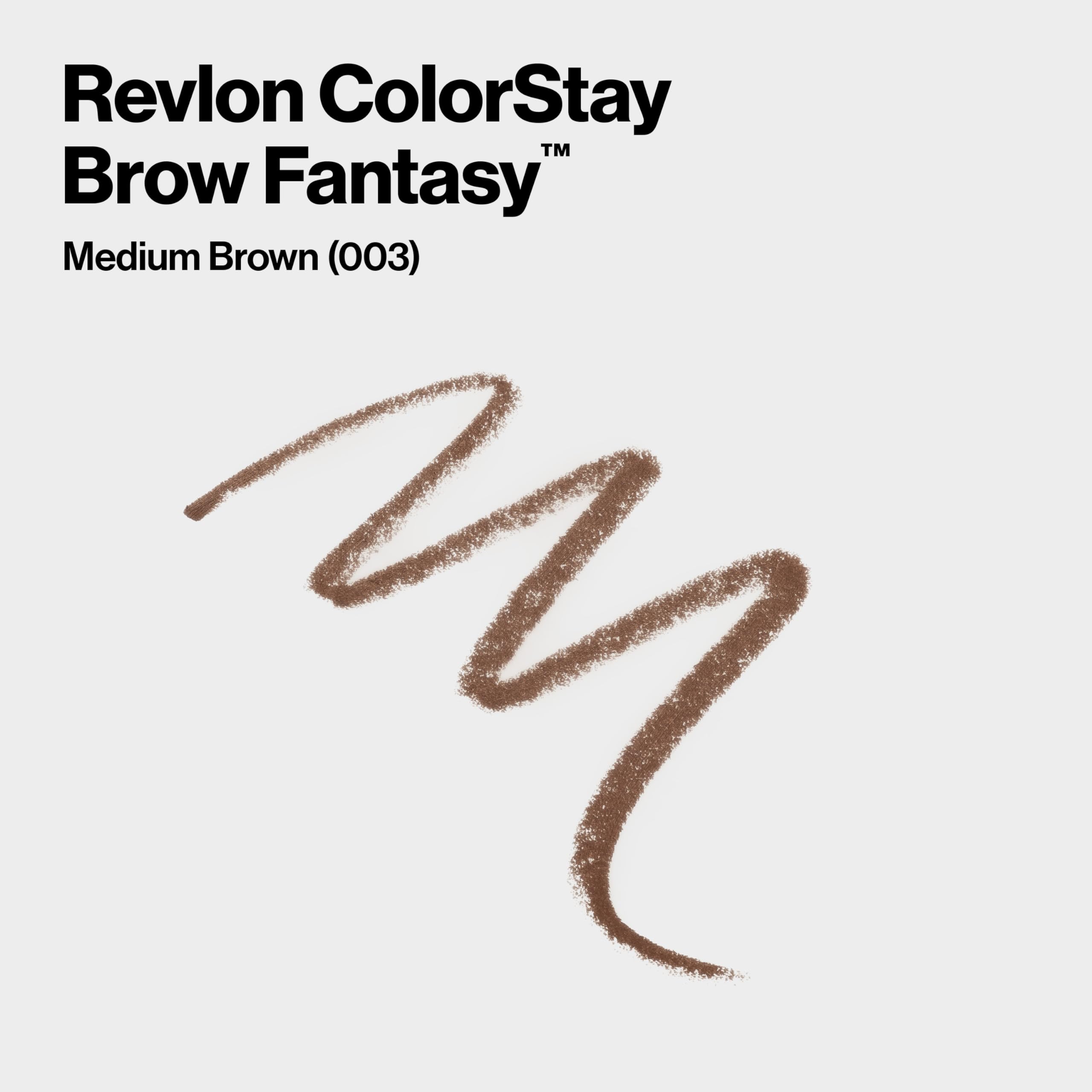 Foto 4 pulgar | Venta Internacional - Lápiz De Cejas Revlon Colorstay Brow Fantasy 103 Medium Brow