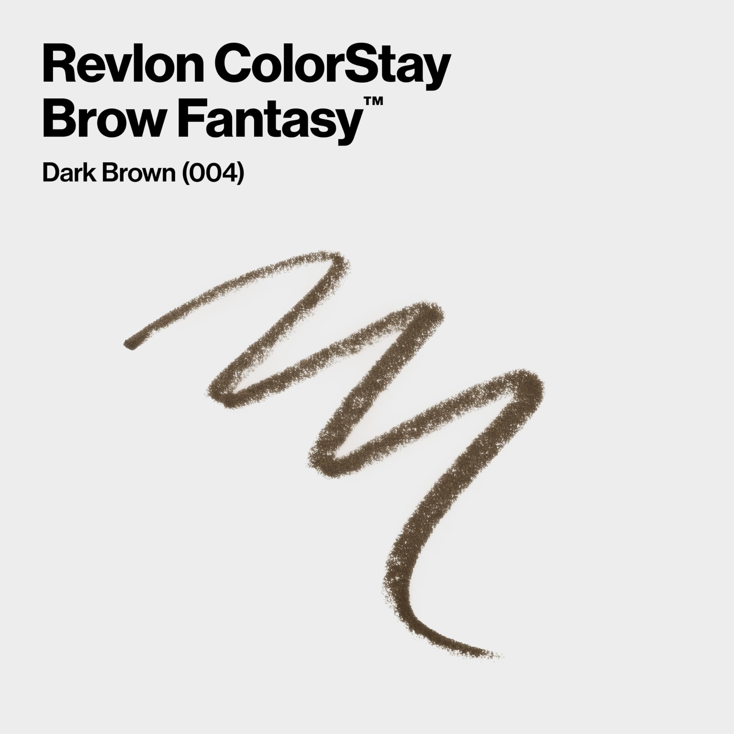 Foto 4 pulgar | Venta Internacional - Lápiz De Cejas Revlon Colorstay Brow Fantasy 104 Dark Brown