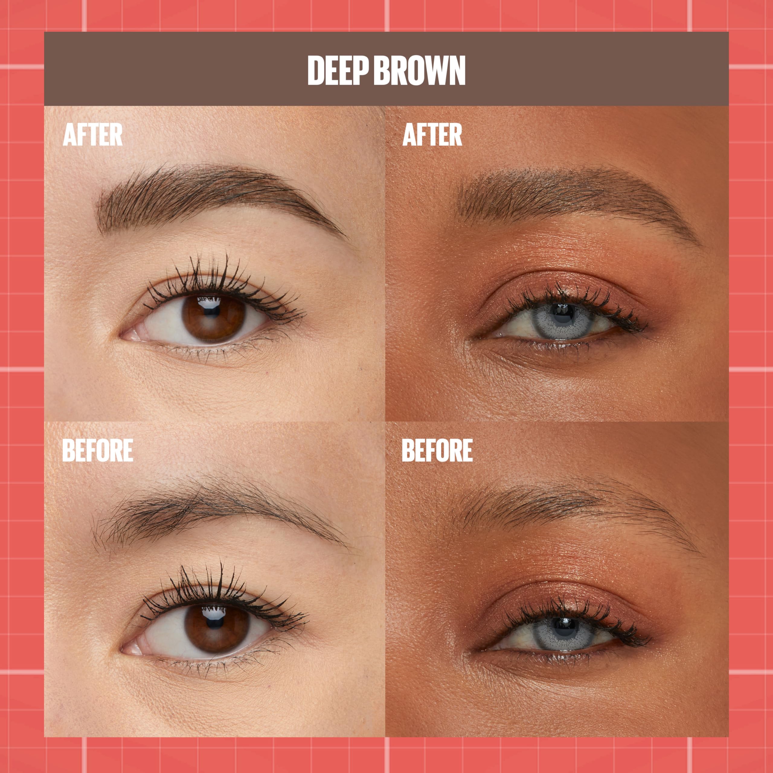 Foto 7 pulgar | Venta Internacional - Maquillaje De Cejas Maybelline Build-a-brow 2 En 1 Deep Brown