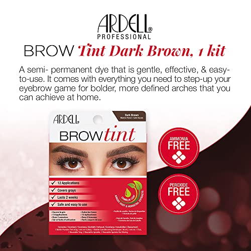 Foto 3 pulgar | Venta Internacional - Ardell Brow Tint Marrón Oscuro, Semipermanente De Larga Dura