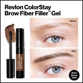 Foto 2 | Gel para Cejas Revlon Colorstay Brow Fiber Filler 302 Warm Brown - Venta Internacional
