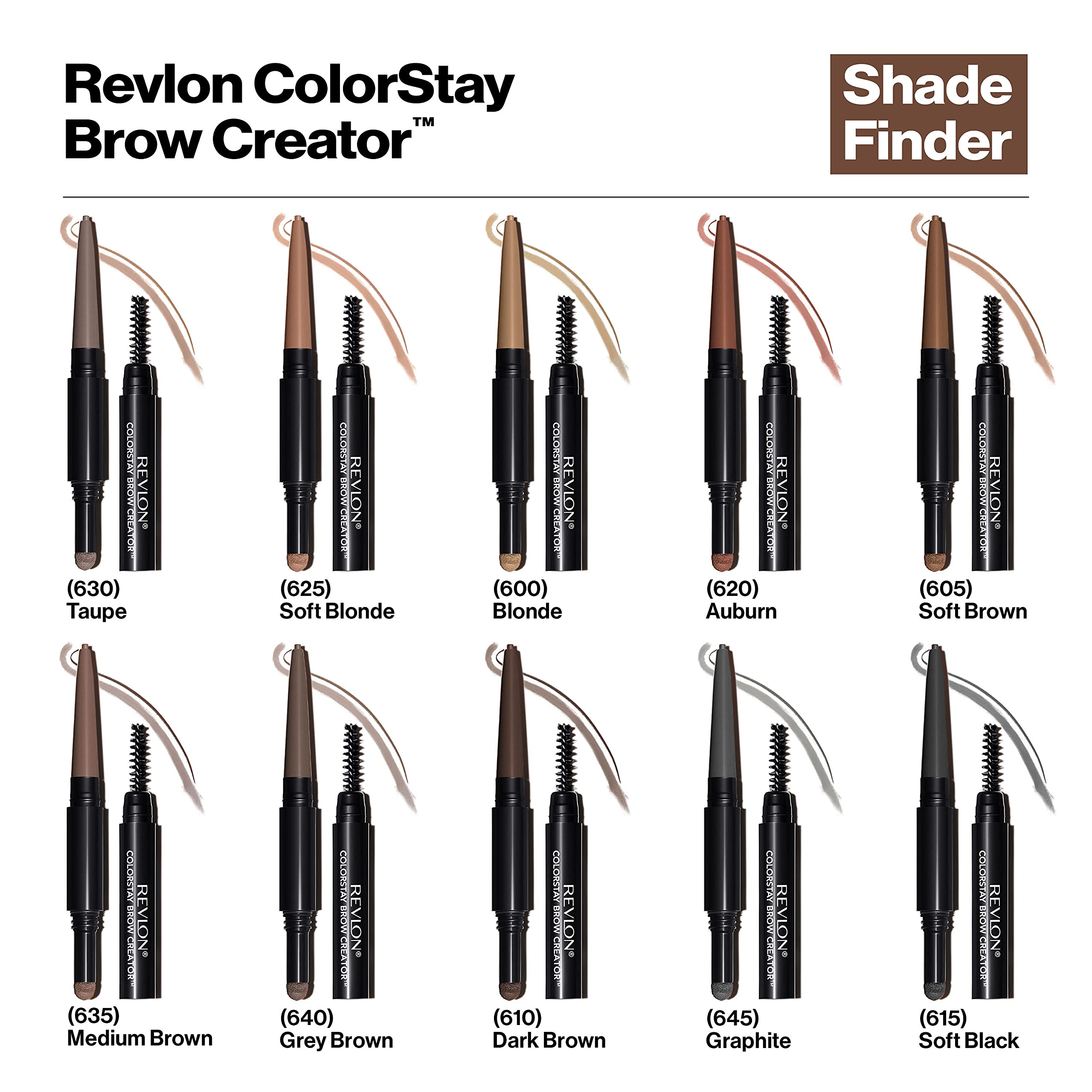 Foto 7 | Lápiz y Polvo para Cejas Revlon Colorstay Brow Creator 615 - Venta Internacional