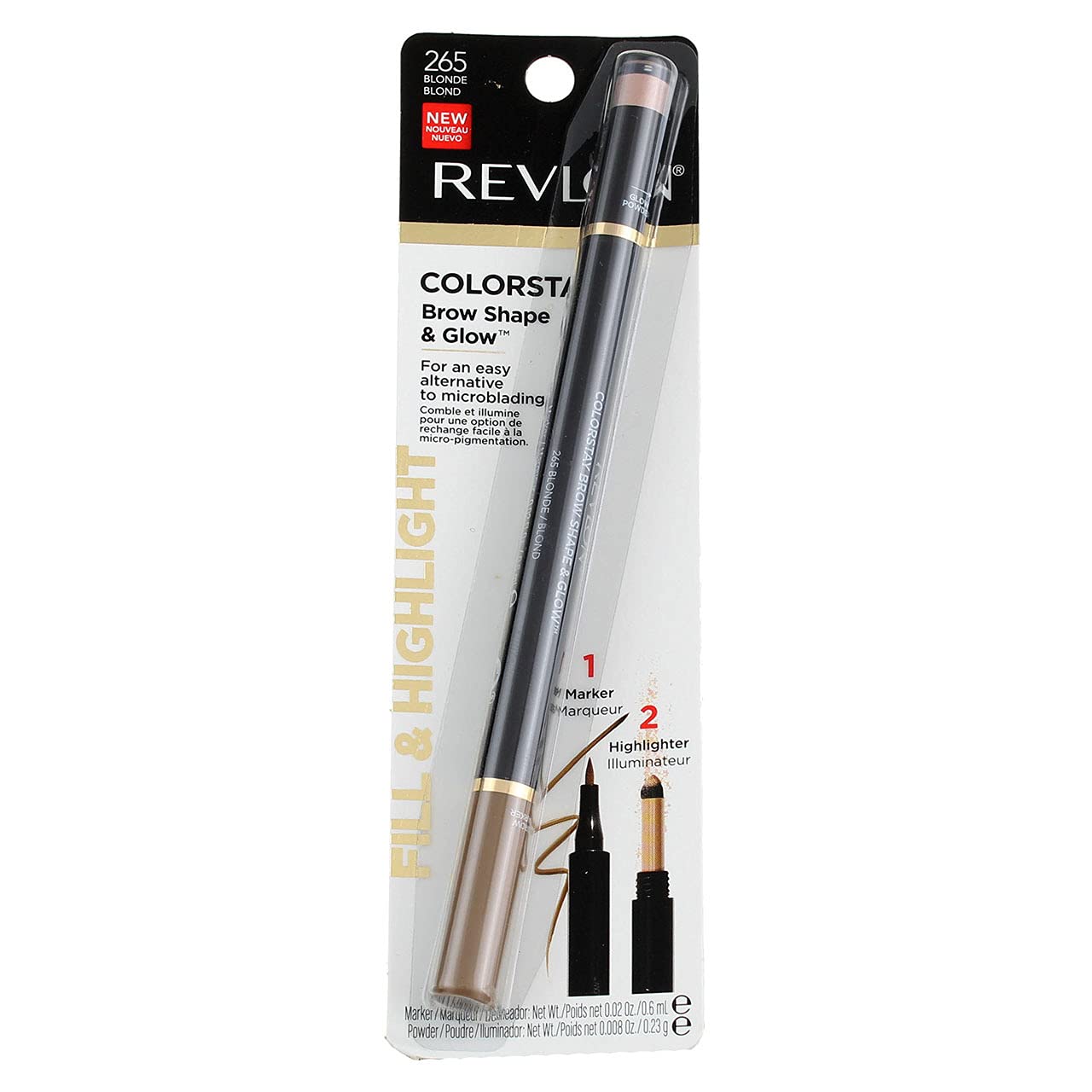 Foto 4 | Marcador e Iluminador de Cejas Revlon Colorstay Shape & Glow Blonde - Venta Internacional