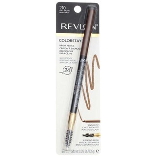 Foto 2 | Lápiz de Cejas Revlon Colorstay 210 Soft Brown Waterproof 2 Piezas - Venta Internacional