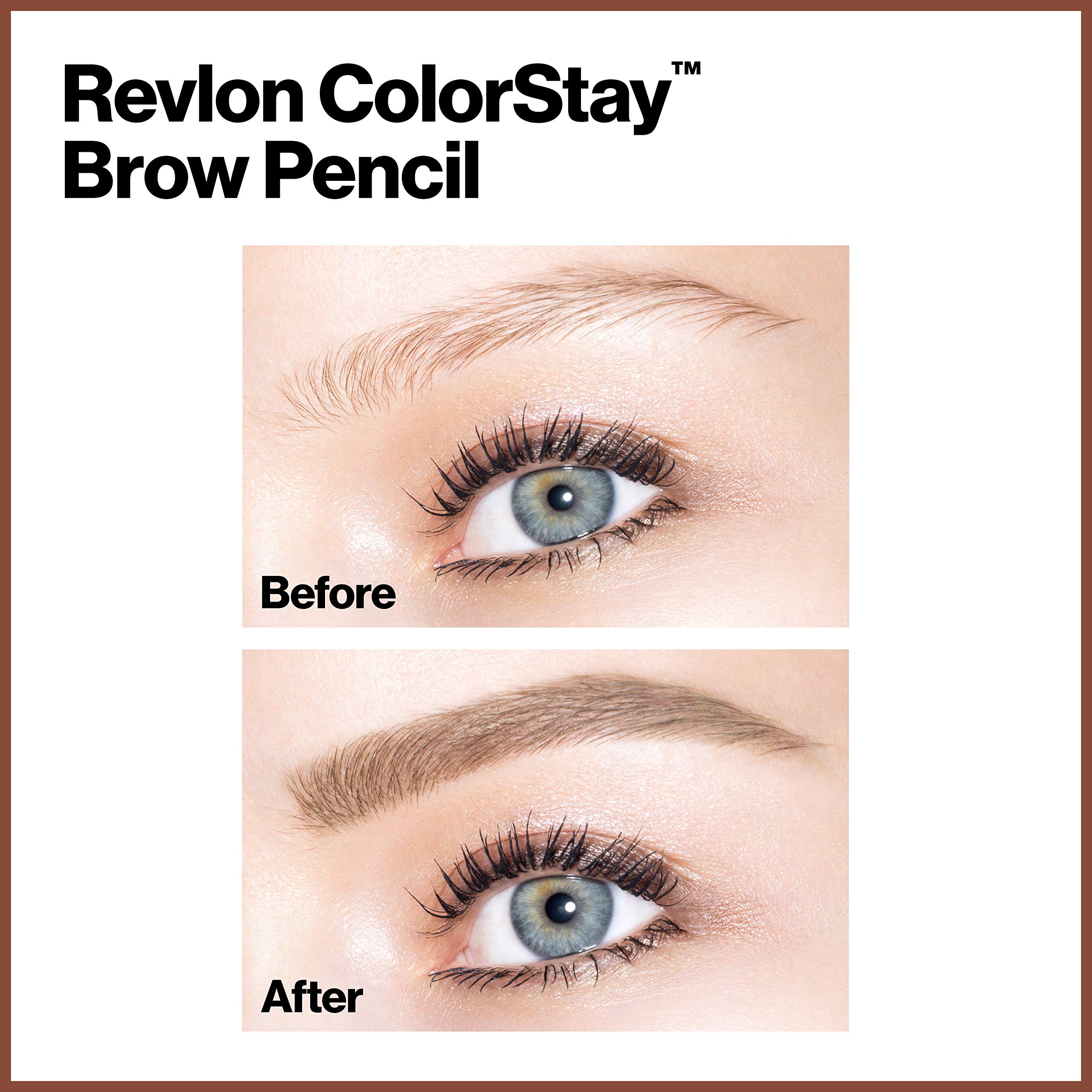 Foto 4 pulgar | Lápiz De Cejas Revlon Colorstay 220 Dark Brown - Venta Internacional