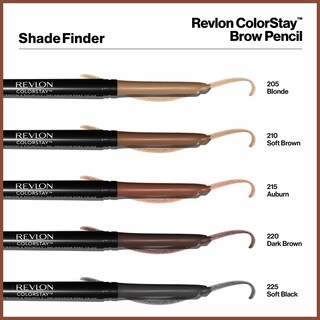 Foto 4 | Lápiz de Cejas Revlon Colorstay 220 Marrón Oscuro Resistente al Agua - Venta Internacional