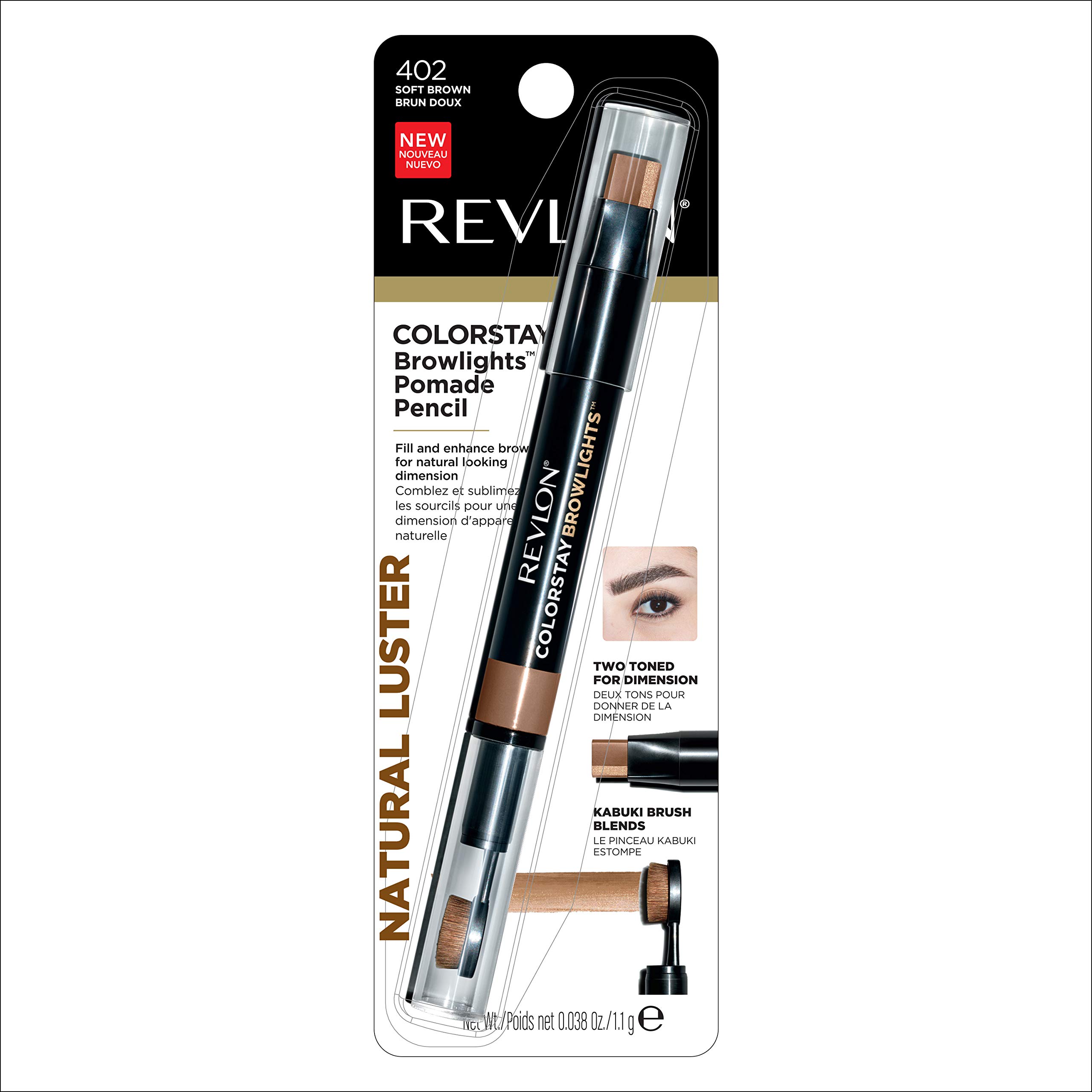 Foto 4 pulgar | Lápiz e Iluminador de Cejas Revlon Colorstay Browlights - Venta Internacional