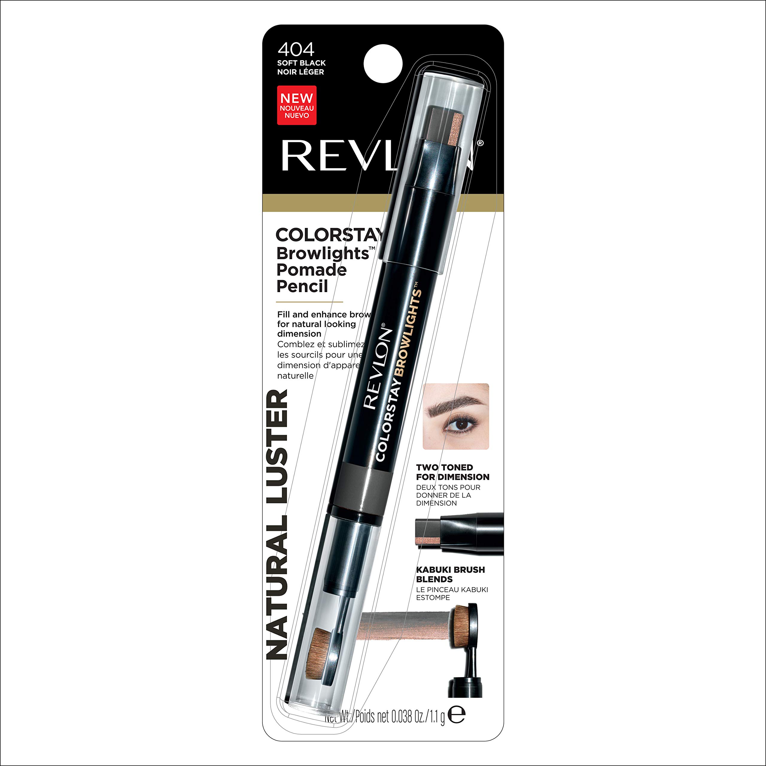 Foto 4 pulgar | Lápiz e Iluminador de Cejas Revlon Colorstay Browlights - Venta Internacional