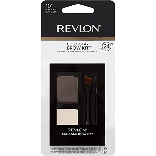 Foto 3 pulgar | Kit para Cejas Revlon Colorstay Soft Black (101) con Polvo Y Pomada - Venta Internacional