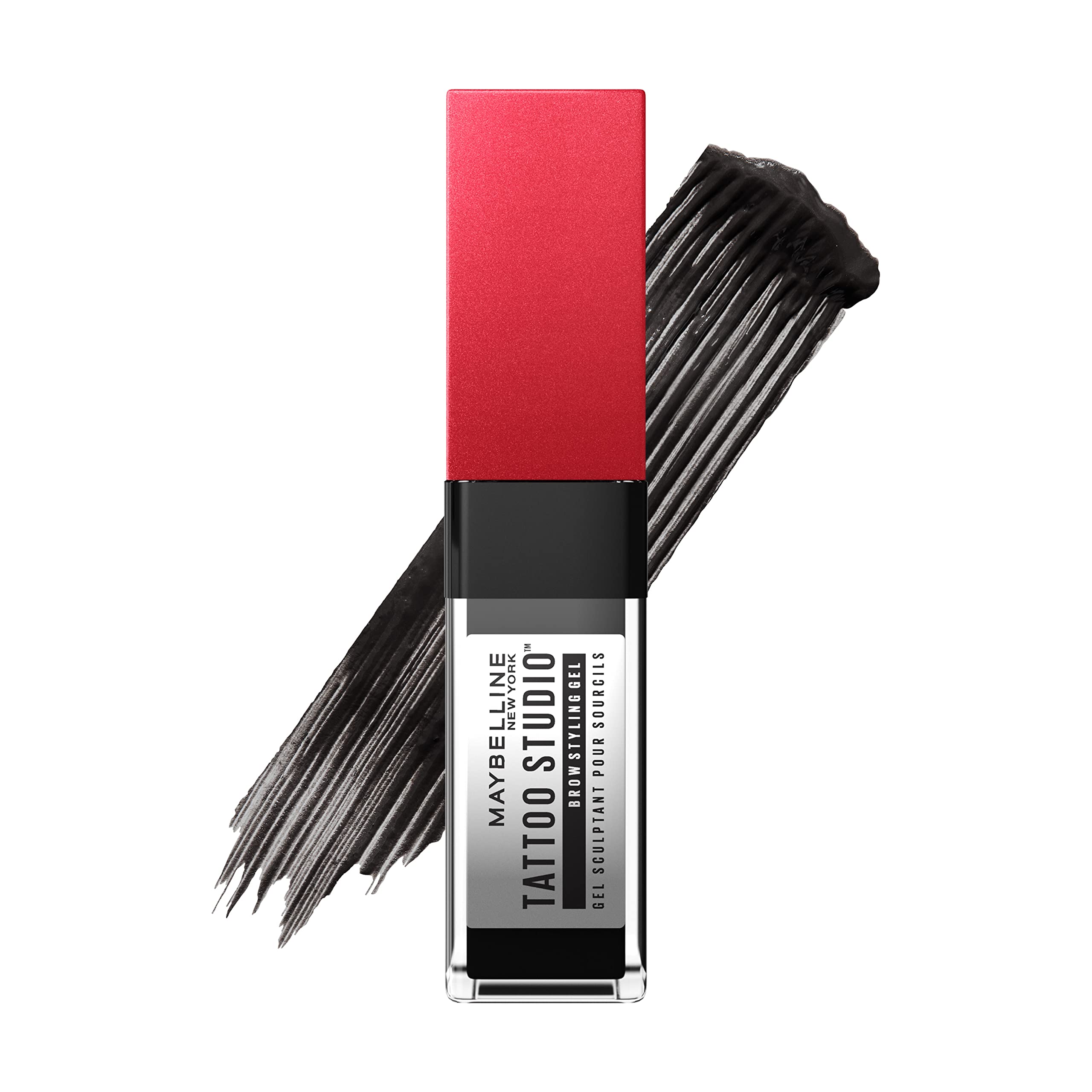 Gel Para Peinar Cejas Maybelline Tattoo Studio Waterproof Black - Venta Internacional.