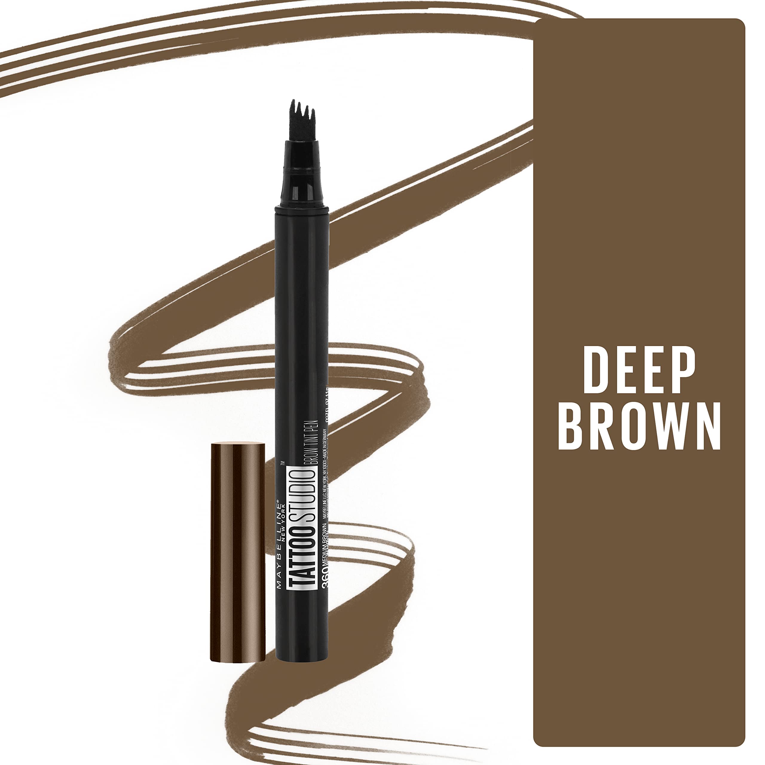 Foto 3 pulgar | Delineador Maybelline Deep Brown para Cejas-Venta Internacional