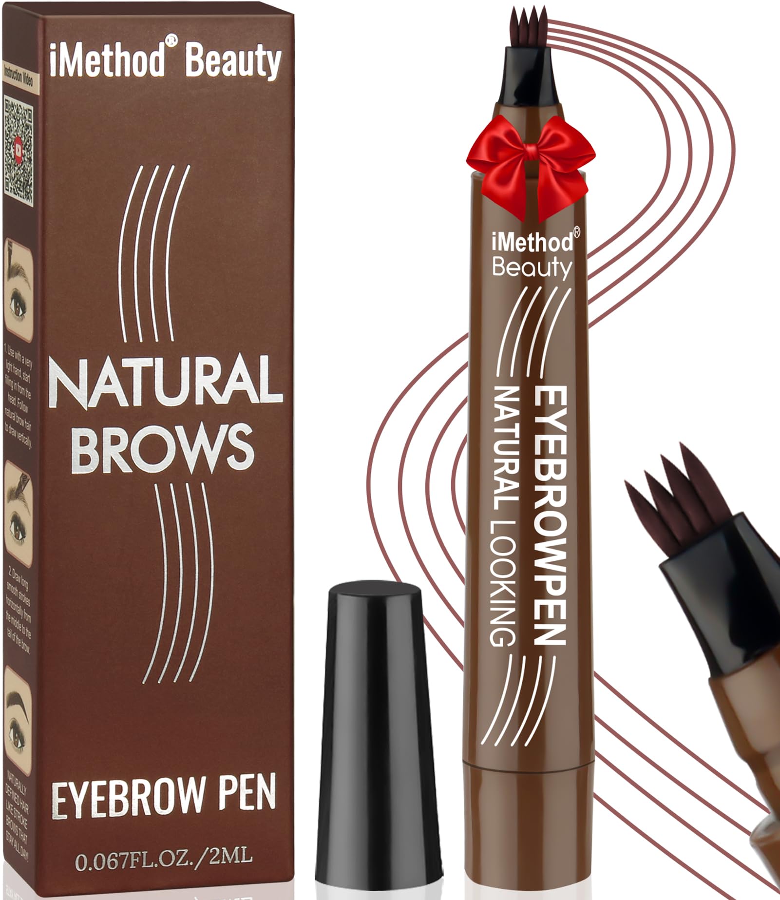 Foto 1 | Plumon para Cejas Imethod Microblading Marrón Rojizo Resistente al Agua - Venta Internacional