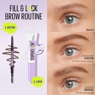 Foto 5 | Gel para Cejas Maybelline Super Lock Brow Glue Transparente 24 Horas - Venta Internacional