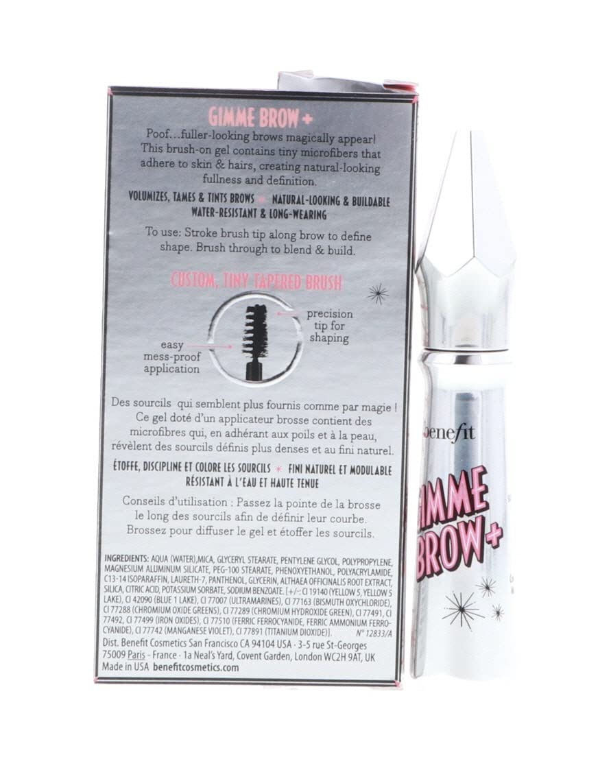 Foto 4 pulgar | Gel de Fibra para Cejas Benefit Gimme Brow Marrón Claro Neutro - Venta Internacional