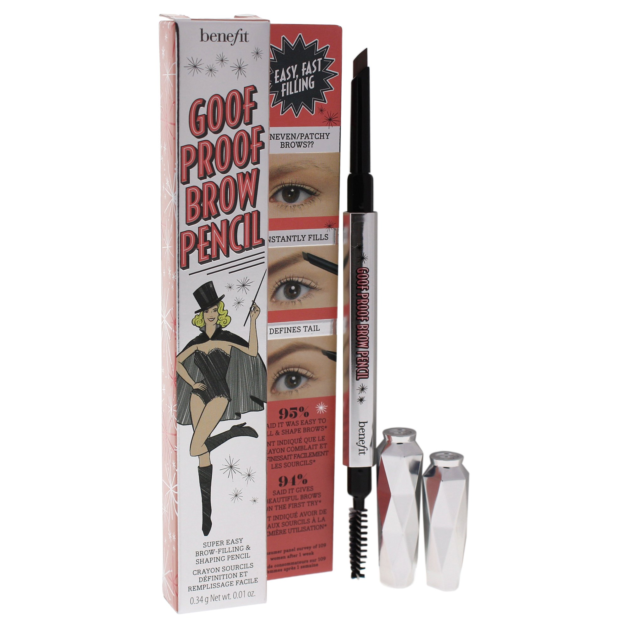 Foto 2 pulgar | Lápiz de Cejas Benefit Goof Proof Medium 0.3 ml - Venta Internacional