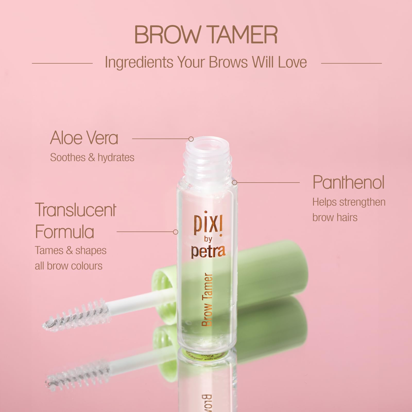 Foto 3 | Gel Para Cejas Pixi Brow Tamer, Translúcido, 4,5 Ml/0,15 Oz - Venta Internacional.