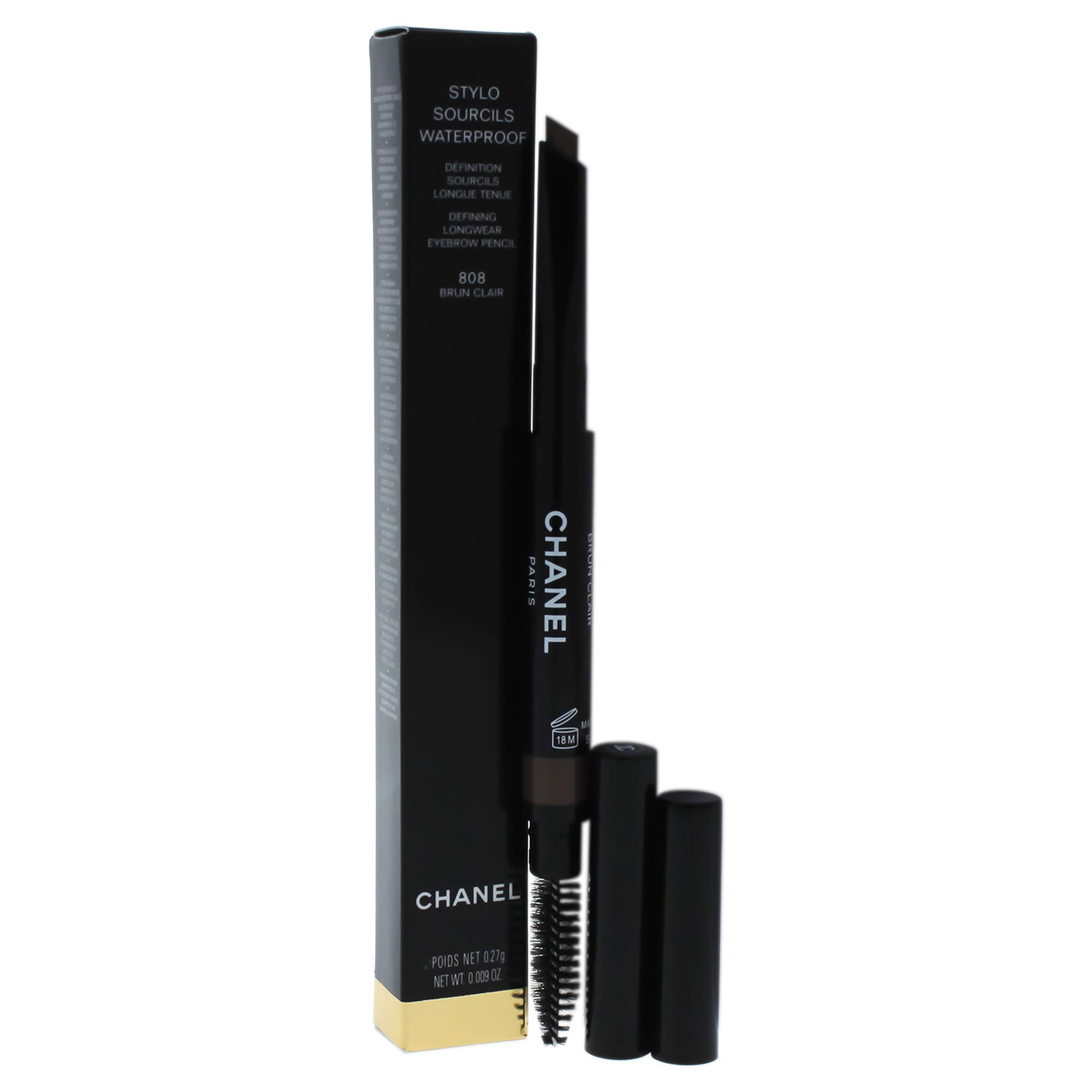 Lápiz De Cejas Chanel Stylo Sourcils Waterproof 808 Brun Clair - Venta Internacional.