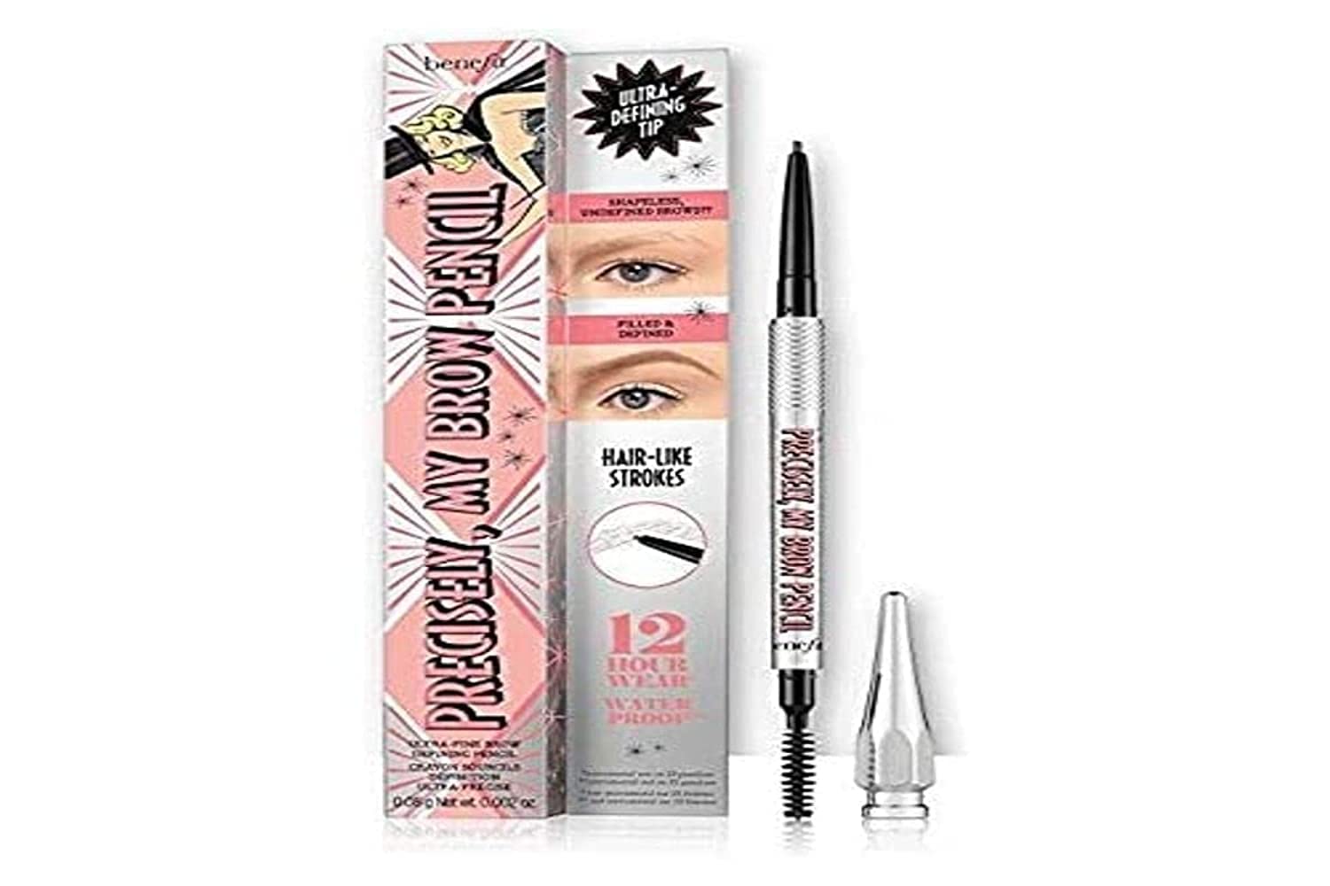 Foto 2 pulgar | Lápiz De Cejas Benefit Precisely My Brow 3 Warm Light Brown - Venta Internacional.