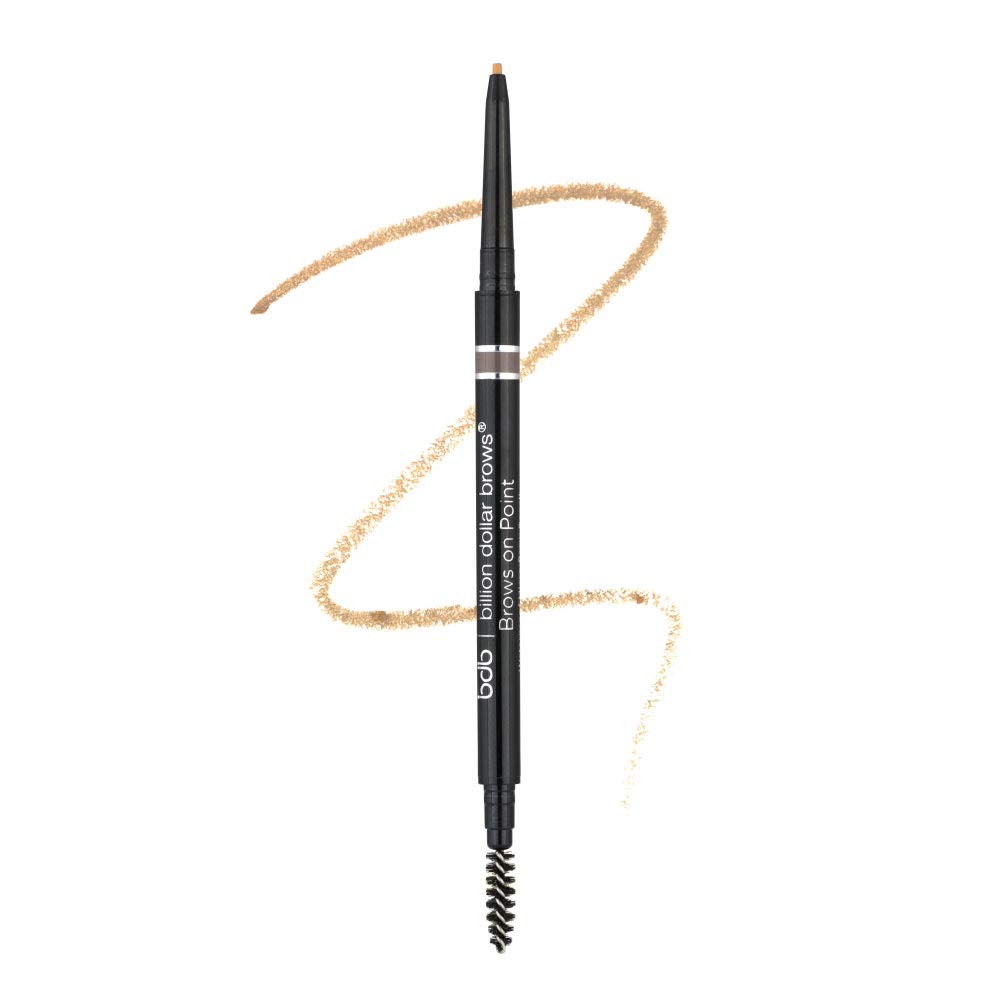 Foto 2 pulgar | Lápiz De Cejas Billion Dollar Brows On Point, Impermeable, Rubio - Venta Internacional.