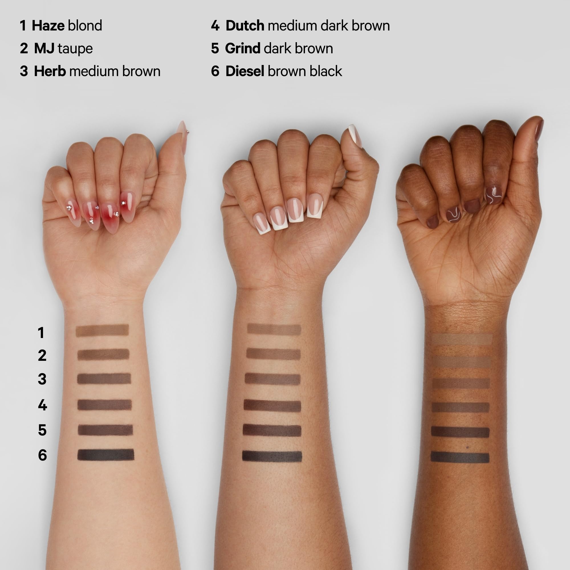 Foto 7 pulgar | Brow Shadow Stick Milk Makeup Kush Diesel Marrón Negro - Venta Internacional.