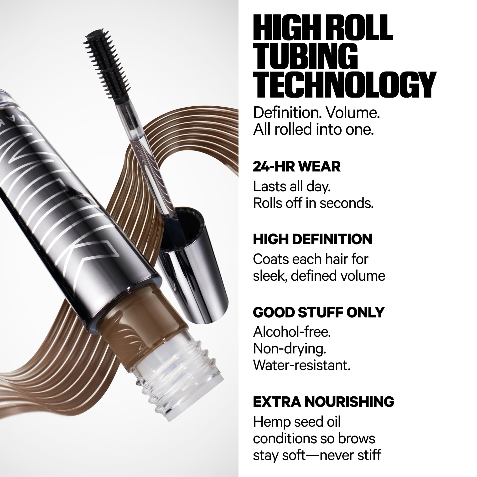 Foto 7 pulgar | Maquillaje Con Leche Kush High Roll Defining Para Cejas, Color Castaño, 4,7 Ml - Venta Internacional.
