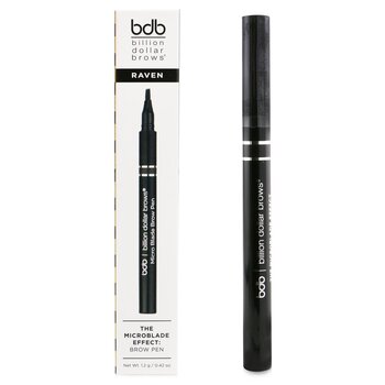 Foto 4 pulgar | Brow Pen Billion Dollar Brows The Microblade Effect Raven - Venta Internacional.