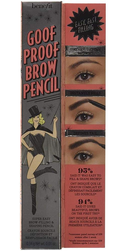 Foto 2 | Lápiz Para Cejas Benefit Goof Proof #5 Deep, 0.34 G/0.01 Oz - Venta Internacional.