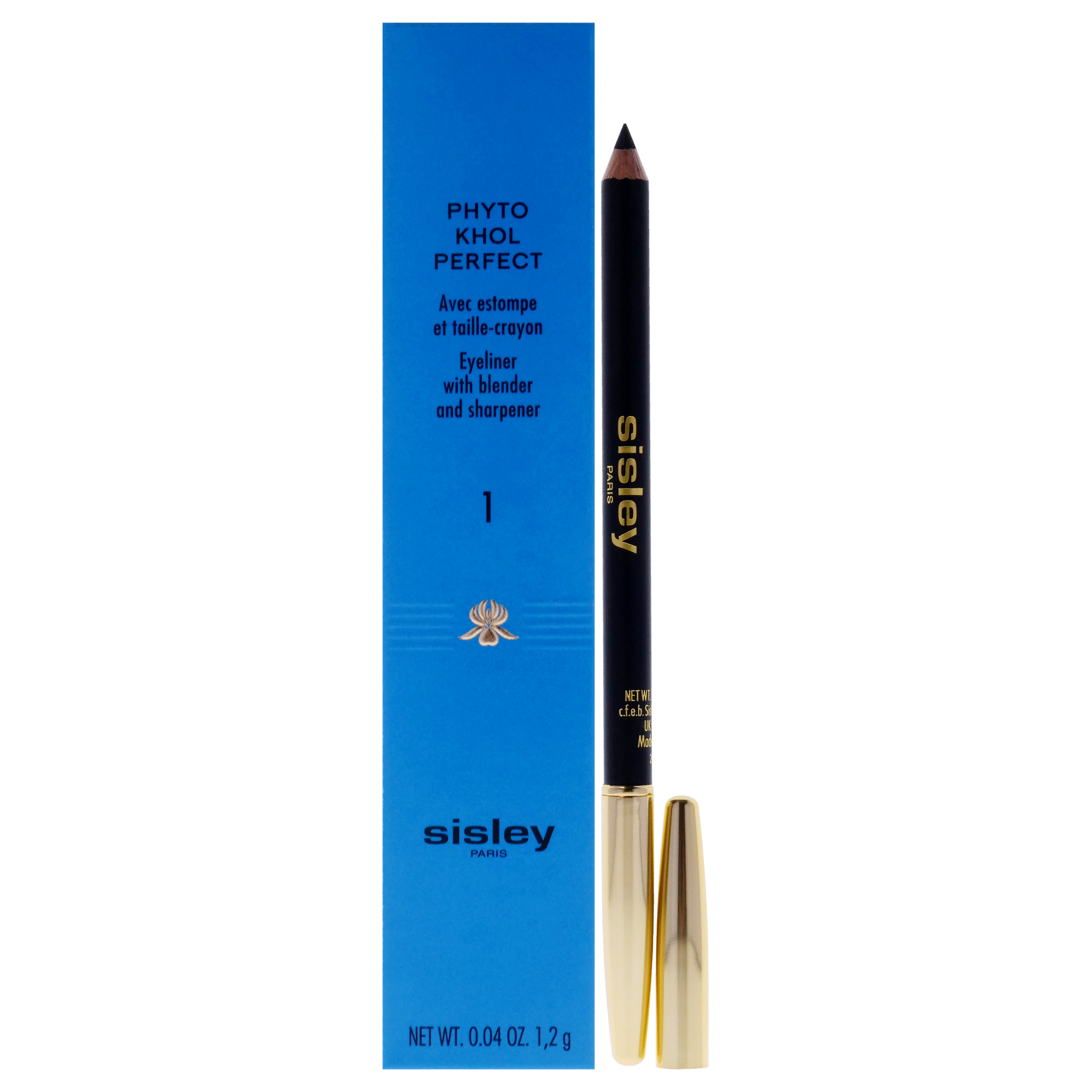 Delineador De Ojos Sisley Phyto Khol Perfect Con Batidora Y Sacapuntas - Venta Internacional.