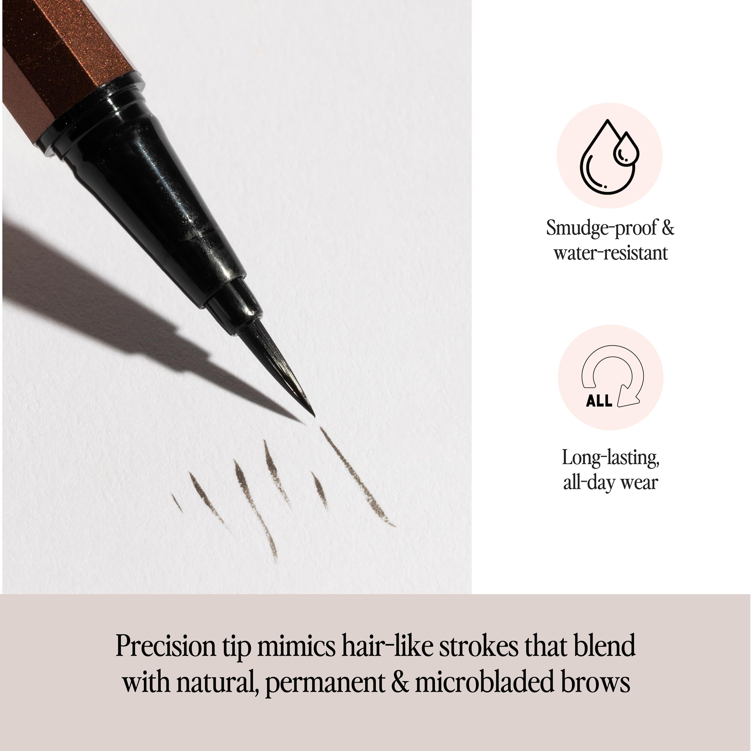 Foto 4 | Bolígrafo Para Cejas Billion Dollar Brows Raising Brow Taupe - Venta Internacional.