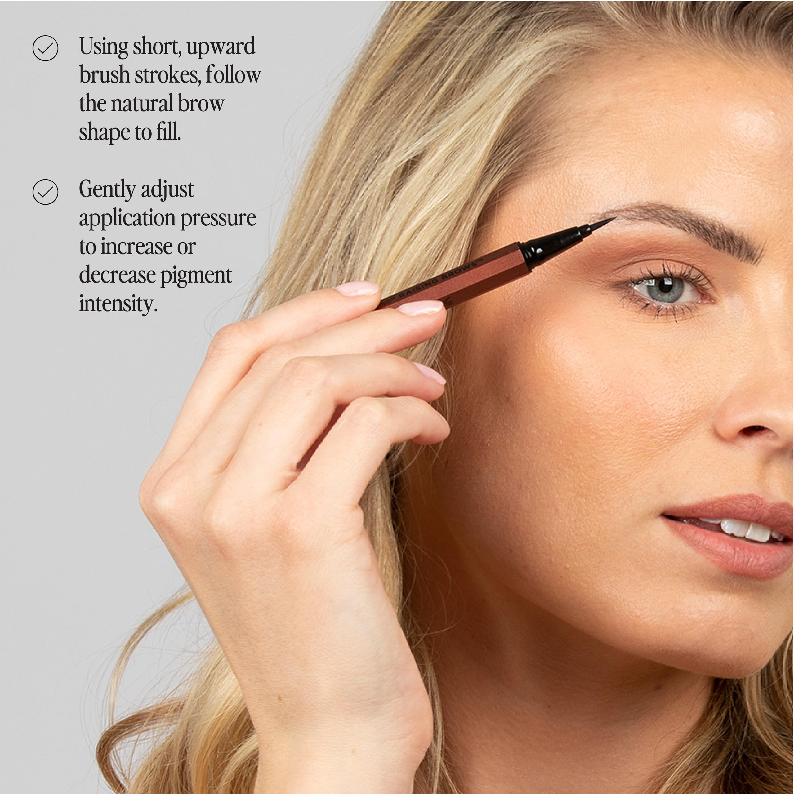 Foto 7 pulgar | Bolígrafo Para Cejas Billion Dollar Brows Raising Brow Taupe - Venta Internacional.
