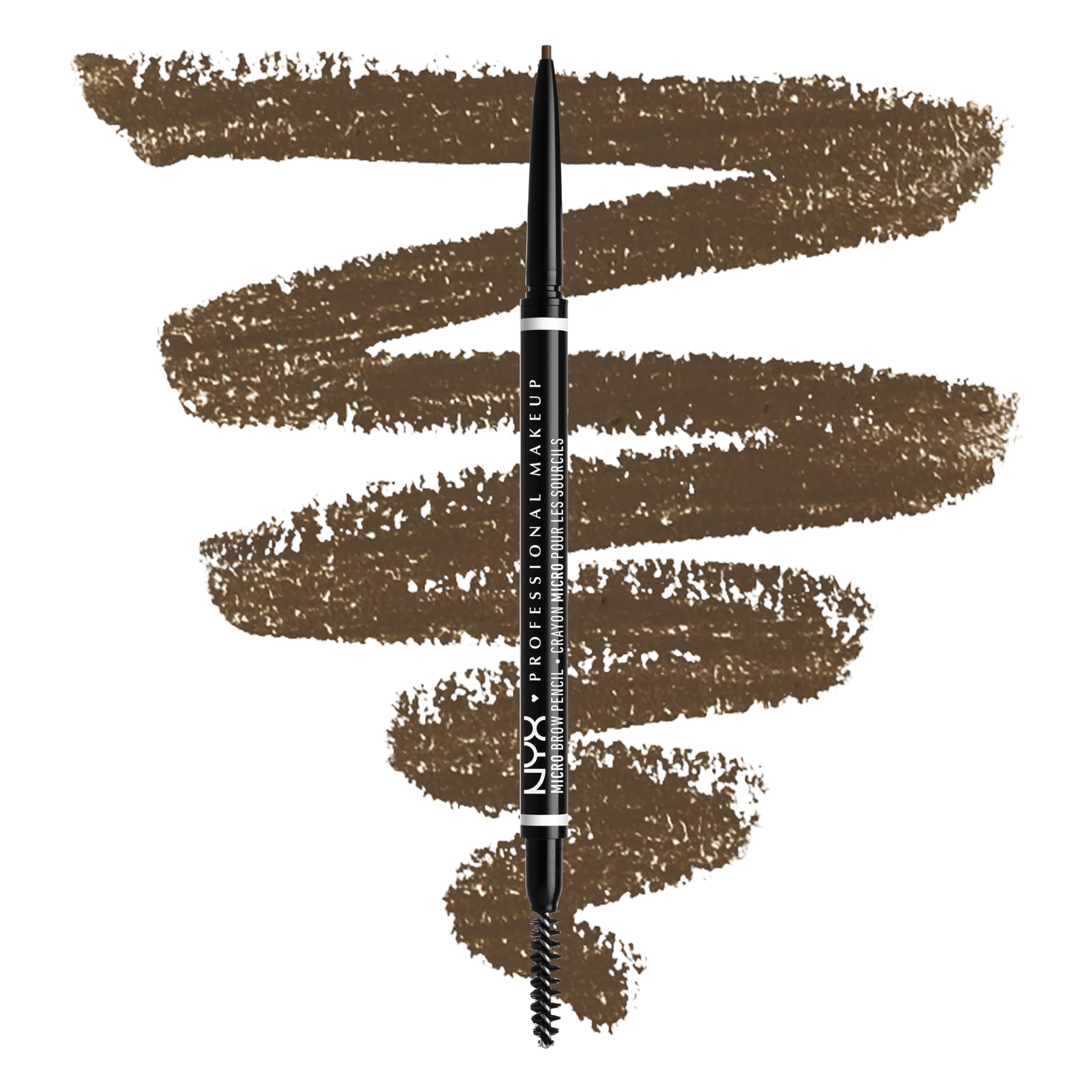 Lápiz De Cejas Nyx Professional Makeup Micro Brow - Ash Brown - Venta Internacional.