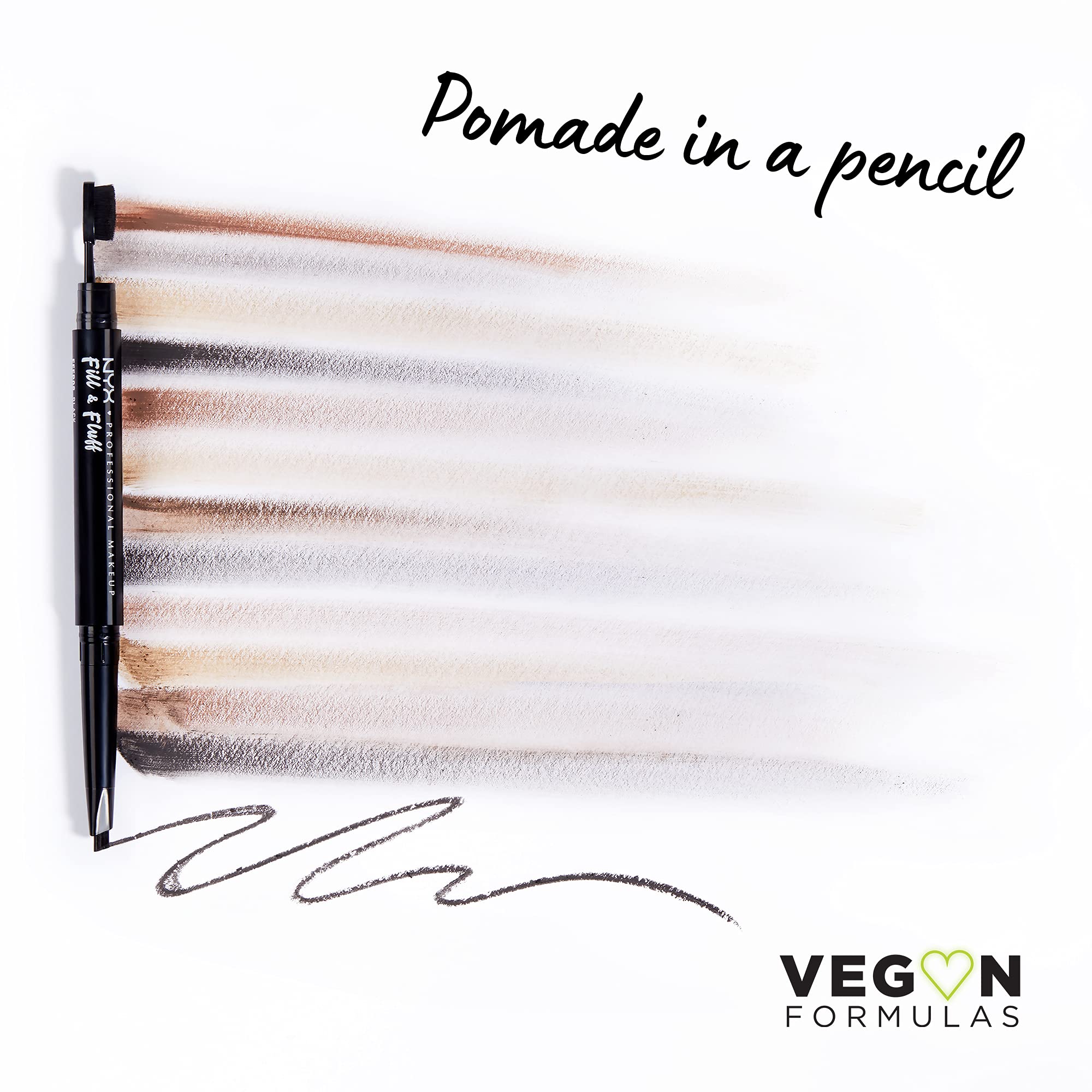 Foto 3 pulgar | Lápiz de Pomada para Cejas Nyx Professional Makeup Fill & Fluff - Venta Internacional