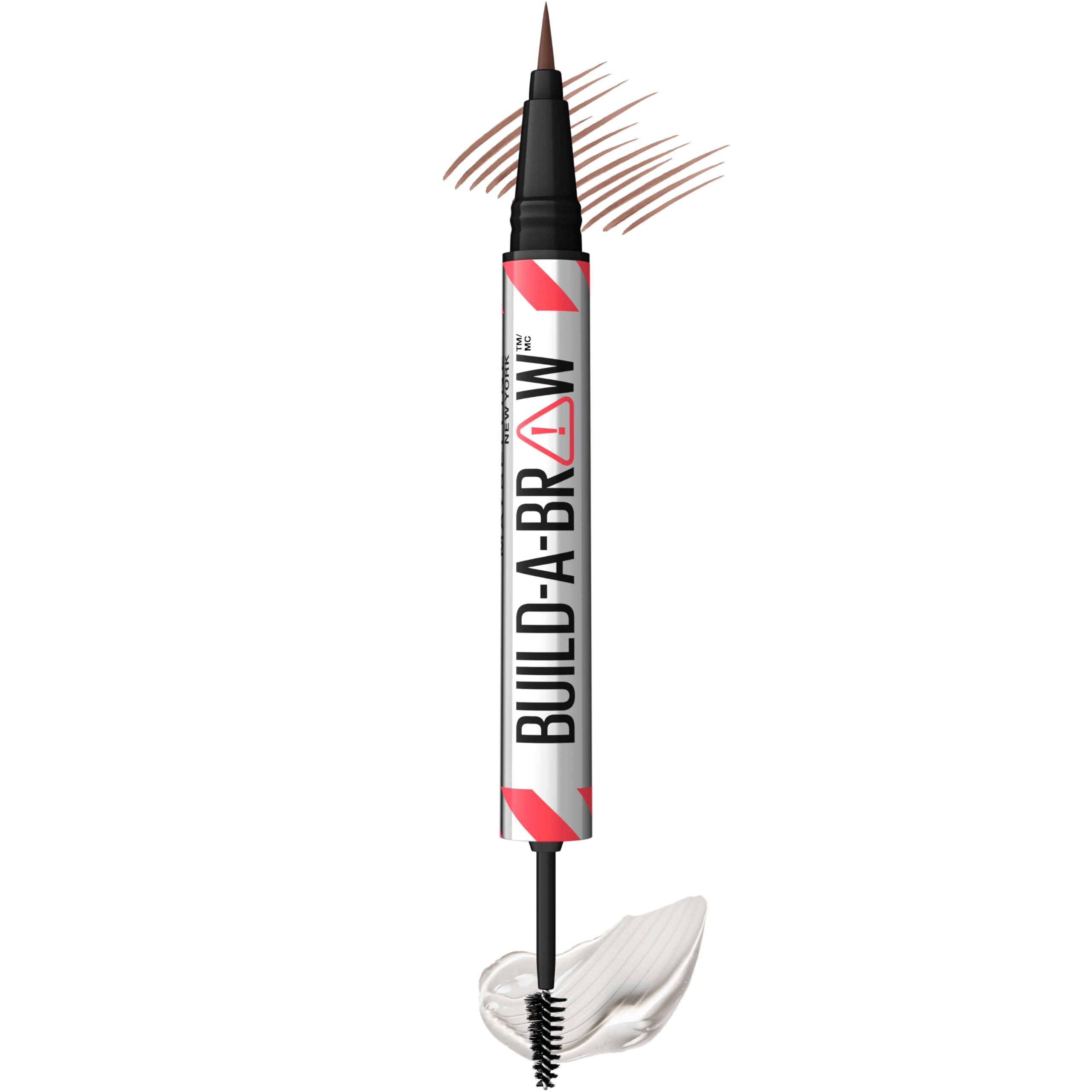 Maquillaje De Cejas Maybelline Build-a-brow 2 En 1 Marrón Medio - Venta Internacional.