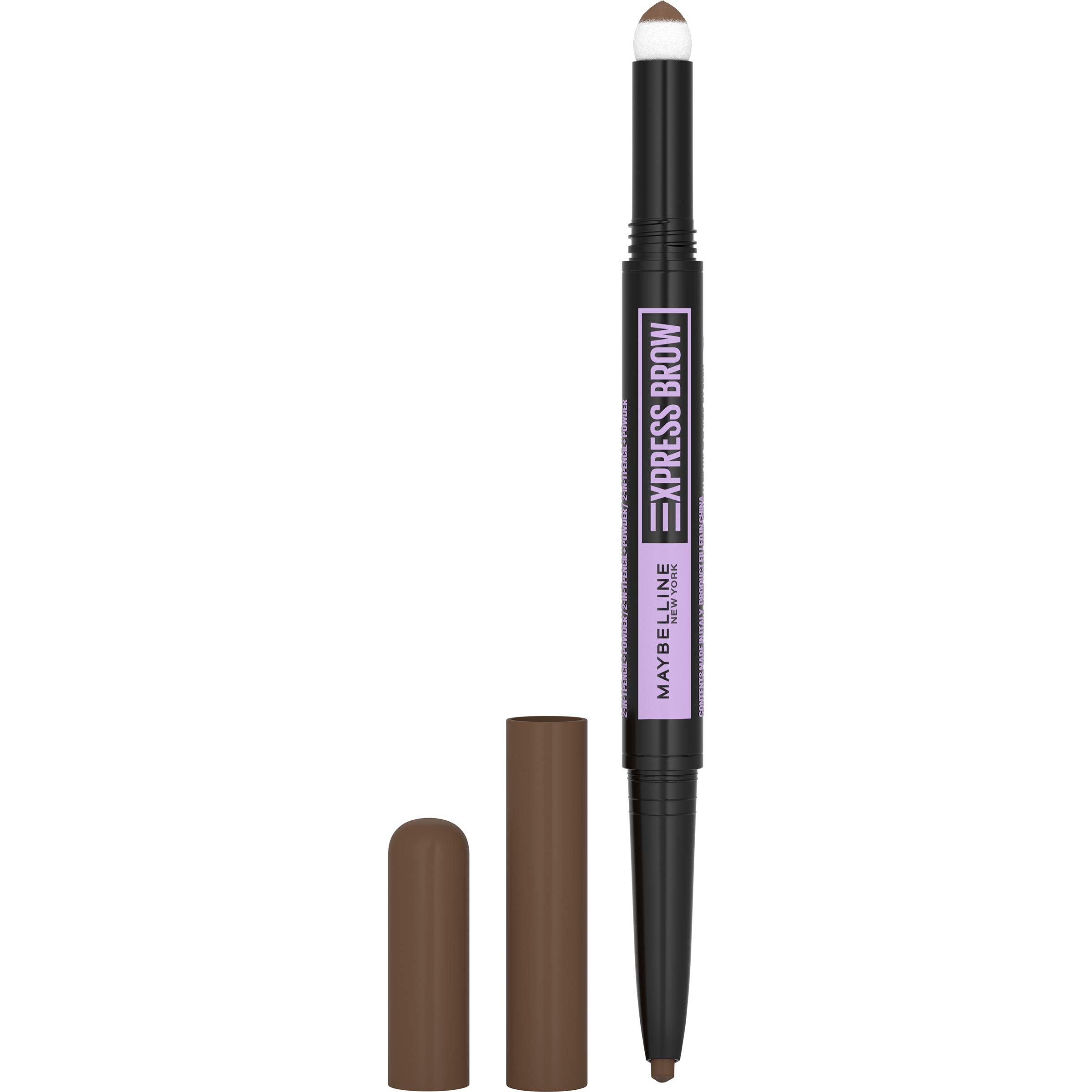 Foto 2 pulgar | Lápiz Y Polvo Para Cejas Maybelline Express Brow Medium Brown - Venta Internacional.