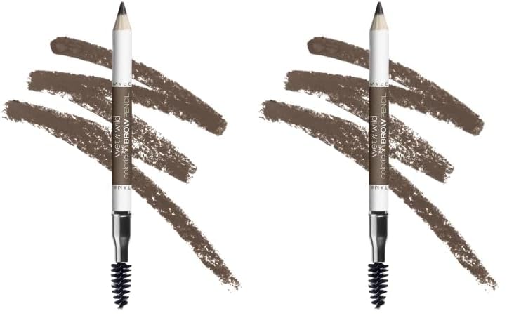 Foto 2 pulgar | Lápiz De Cejas Wet N Wild Color Icon Brow Dark Brown (paquete De 2) - Venta Internacional.