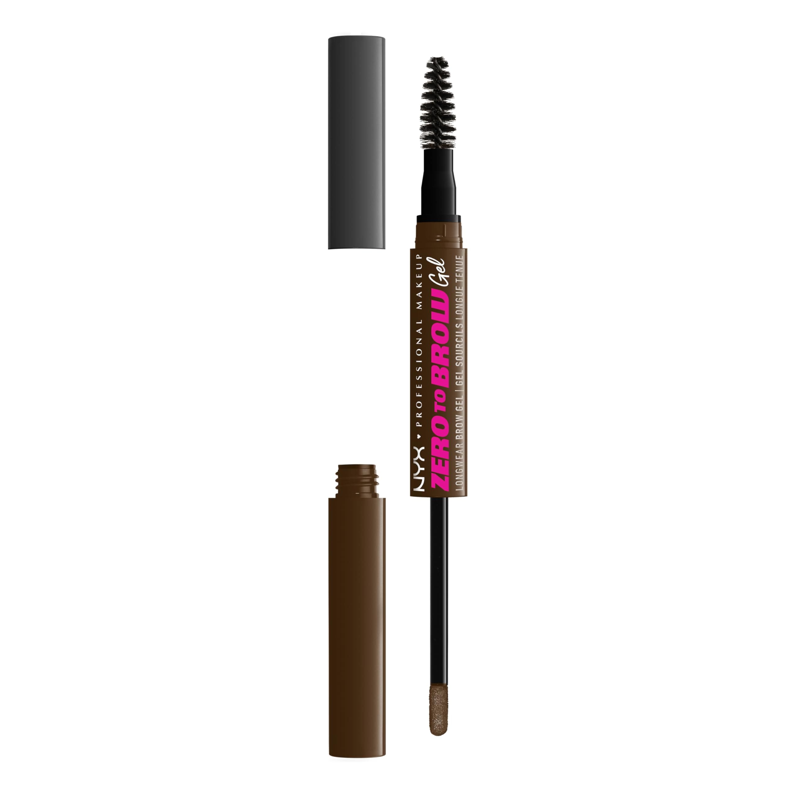 Gel Para Cejas Nyx Professional Makeup Zero To Brow Chocolate - Venta Internacional. $572