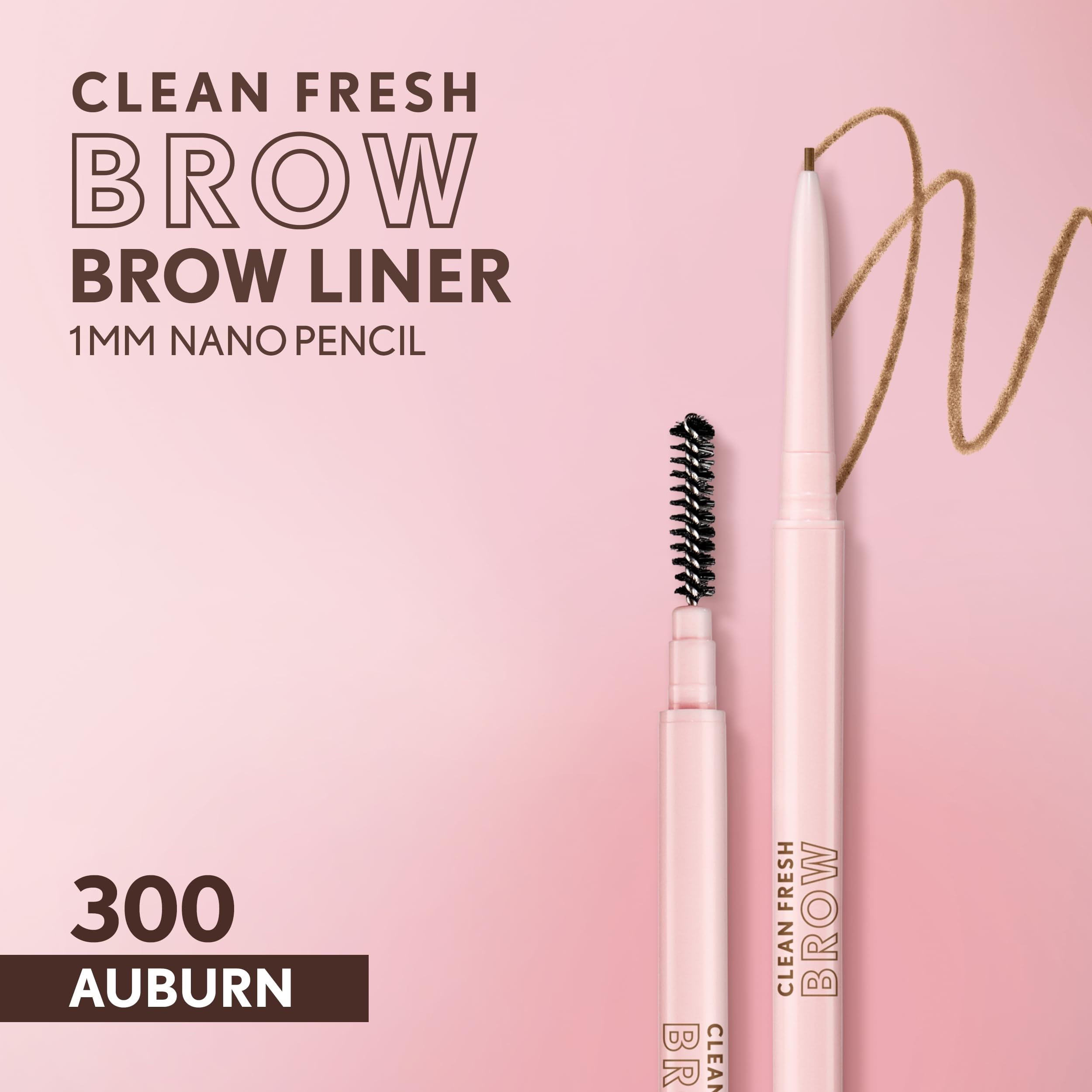 Foto 3 pulgar | Lápiz De Cejas Covergirl Clean Fresh Brow Nano 300 Auburn - Venta Internacional.