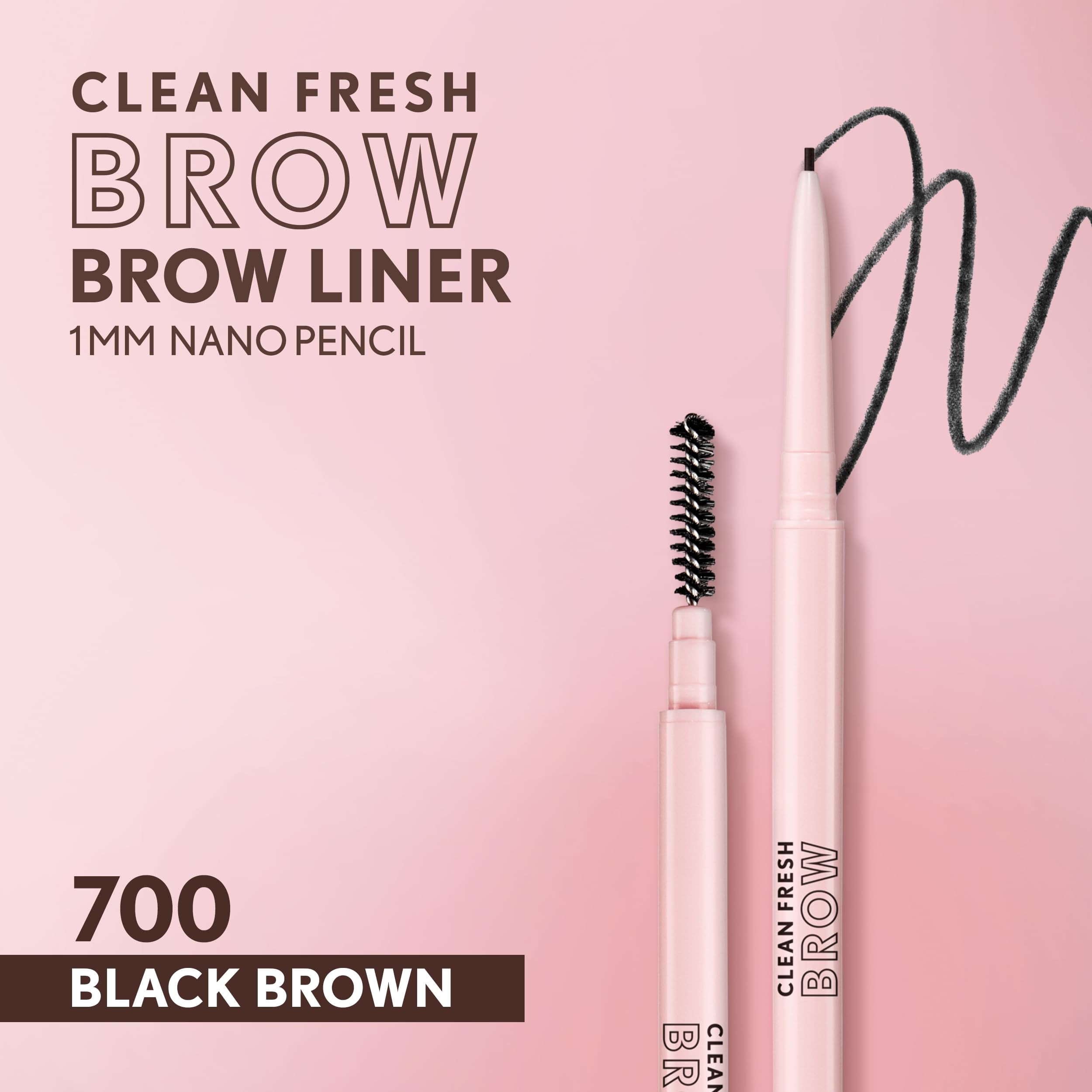 Foto 3 pulgar | Lápiz De Cejas Covergirl Clean Fresh Brow Nano 700 Black Brown - Venta Internacional.