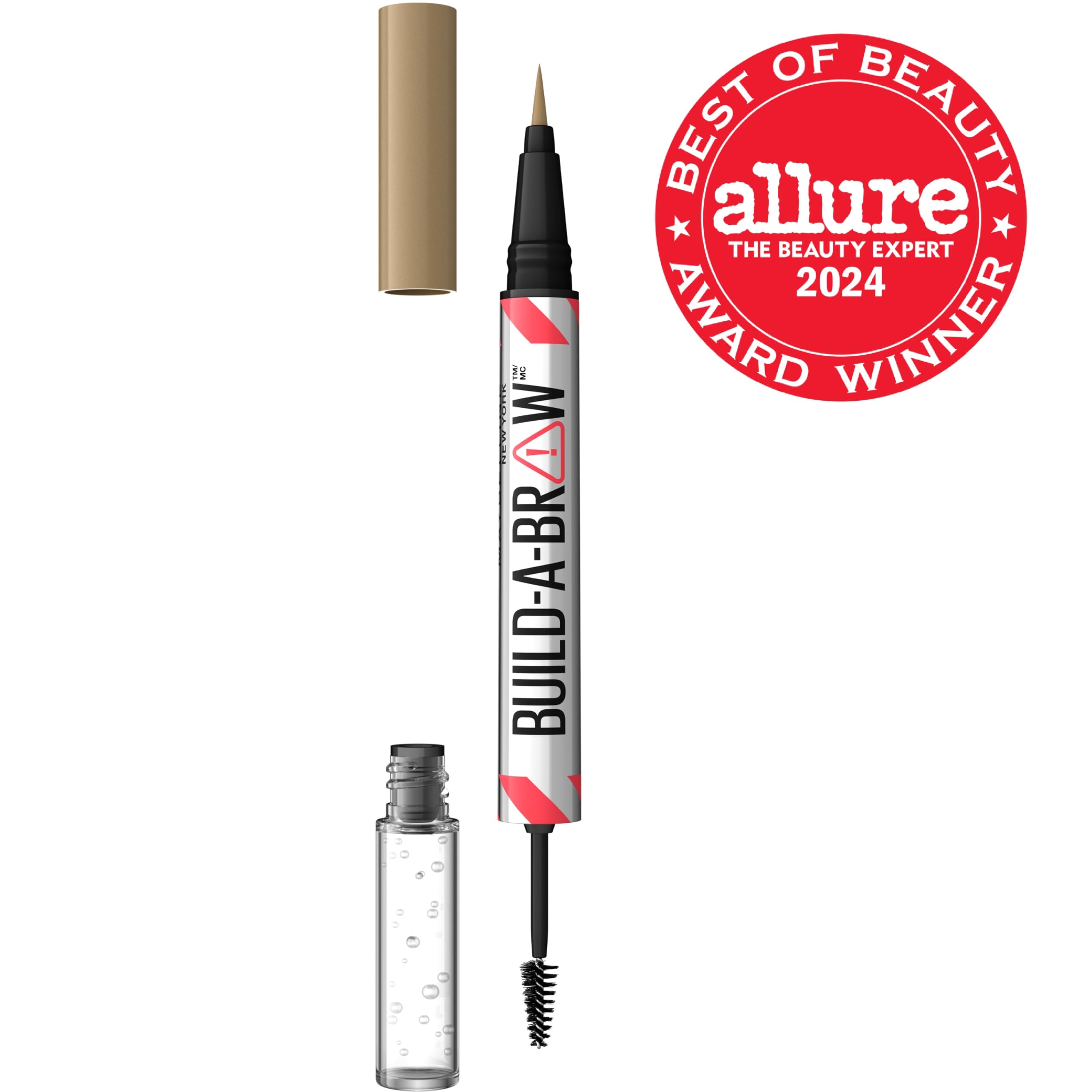 Foto 3 pulgar | Maquillaje De Cejas Maybelline Build-a-brow 2 En 1 Brow Brow Blonde - Venta Internacional.