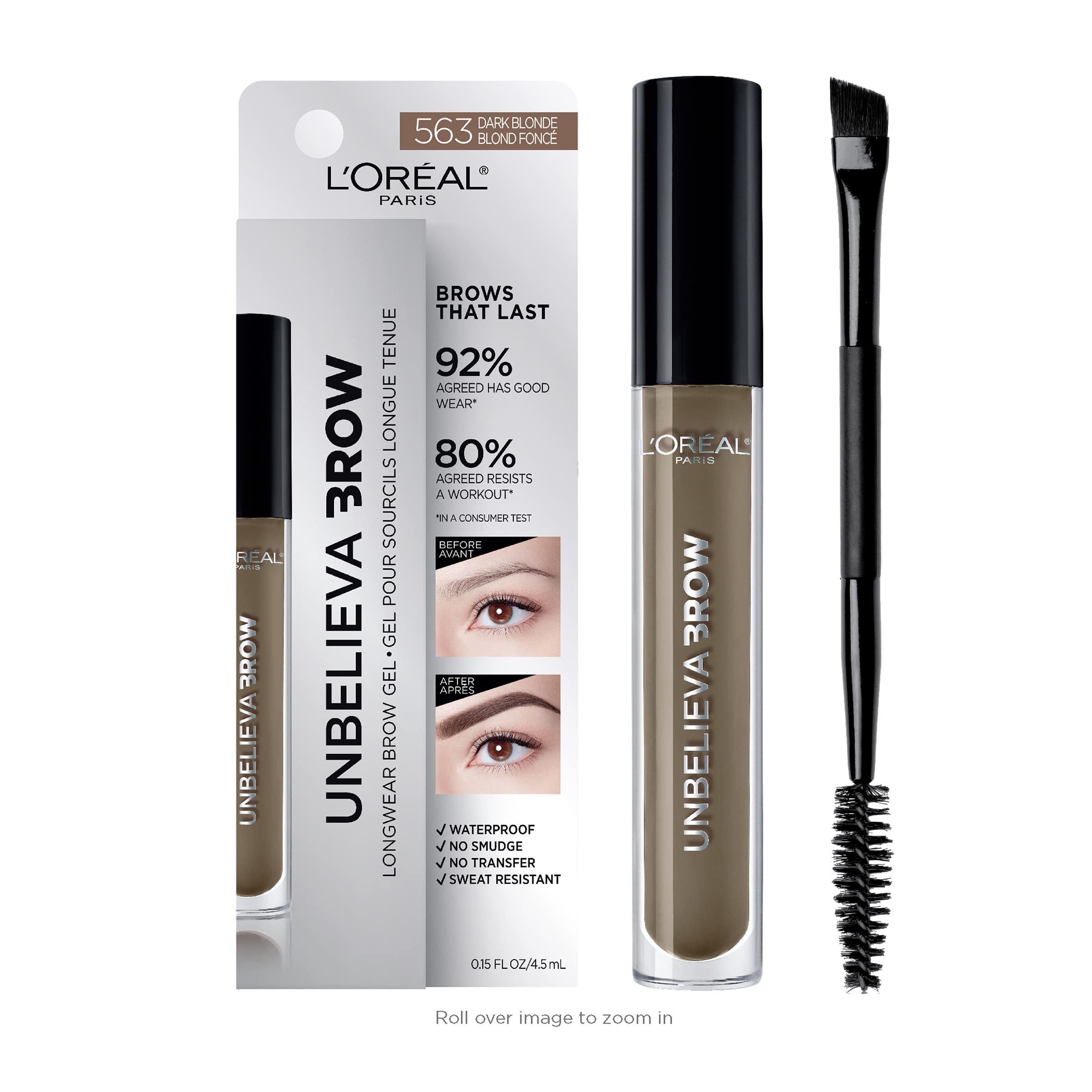 Foto 2 pulgar | Gel Para Cejas L'oreal Paris Unbelieva-brow, Impermeable, Rubio Oscuro - Venta Internacional.