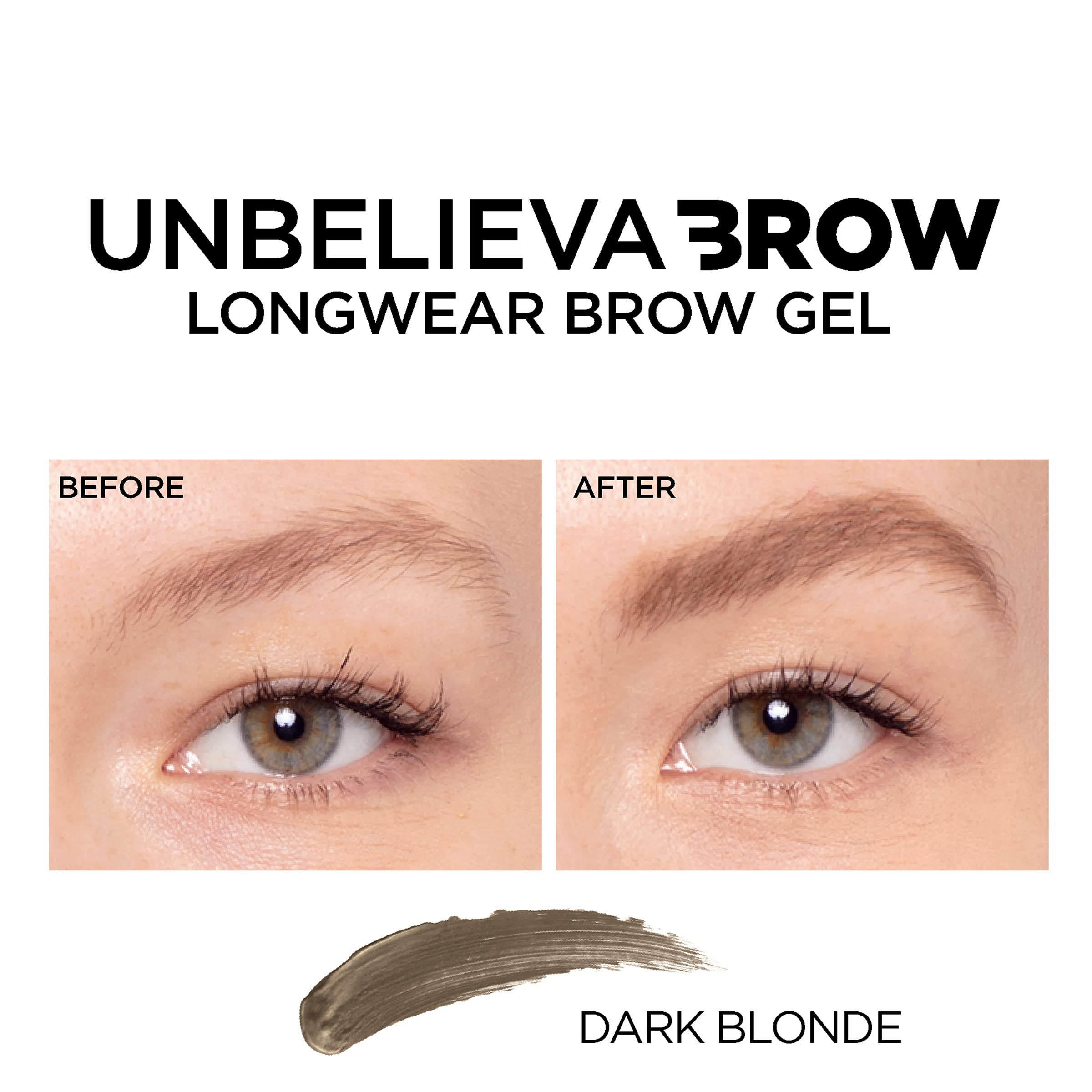 Foto 5 pulgar | Gel Para Cejas L'oreal Paris Unbelieva-brow, Impermeable, Rubio Oscuro - Venta Internacional.