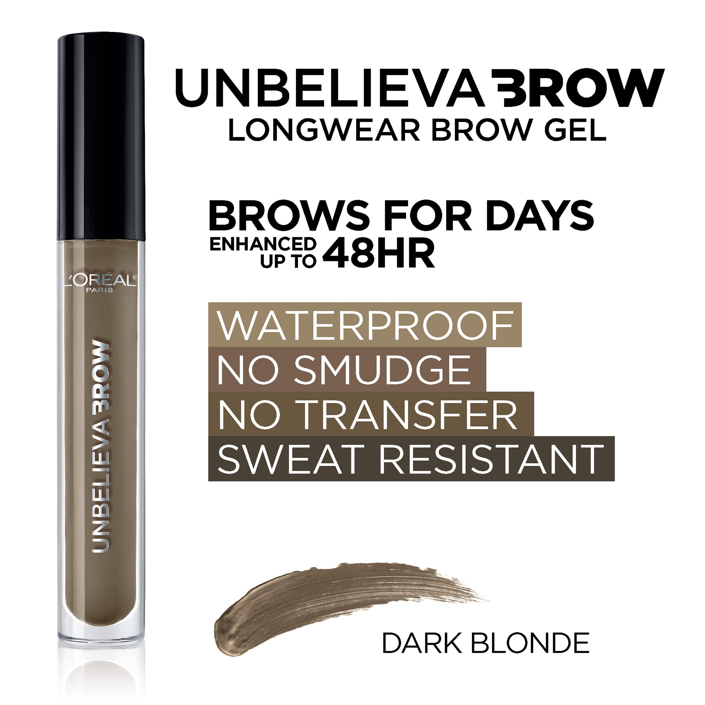 Foto 6 pulgar | Gel Para Cejas L'oreal Paris Unbelieva-brow, Impermeable, Rubio Oscuro - Venta Internacional.