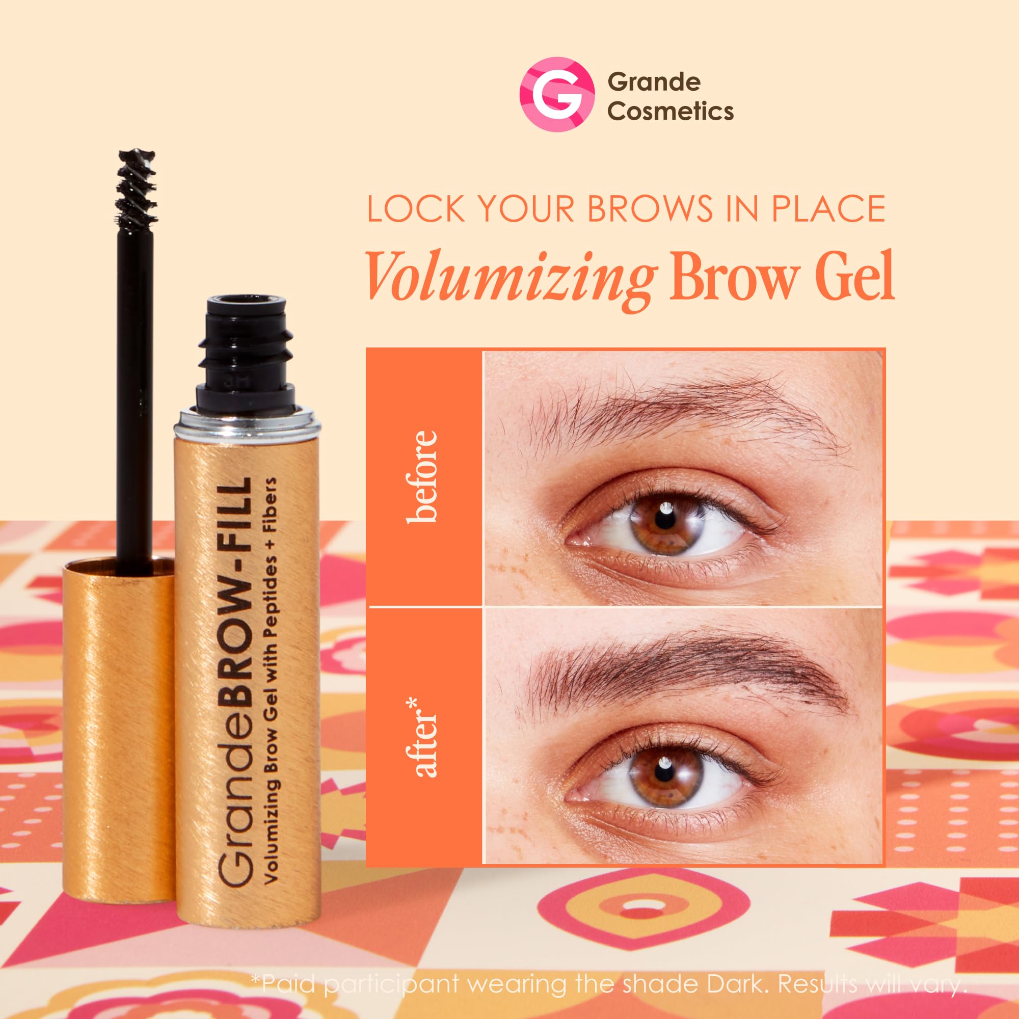 Foto 3 pulgar | Gel Voluminizador Para Cejas Grande Cosmetics Grandebrow-fill Clear - Venta Internacional.