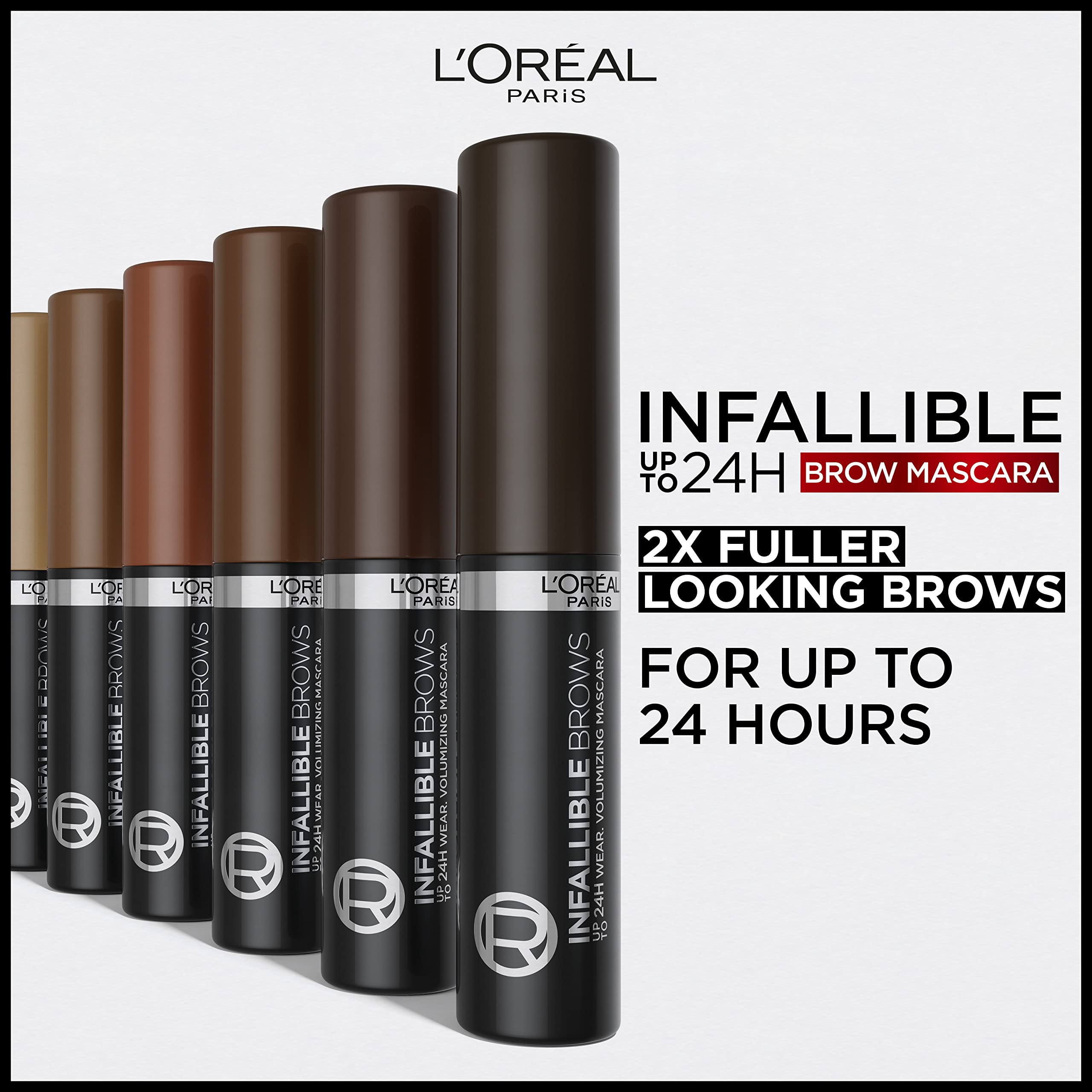 Foto 3 | Máscara Para Cejas L'oreal Paris Infallible Voluminizing 24h Wear 7.0 Blonde - Venta Internacional.