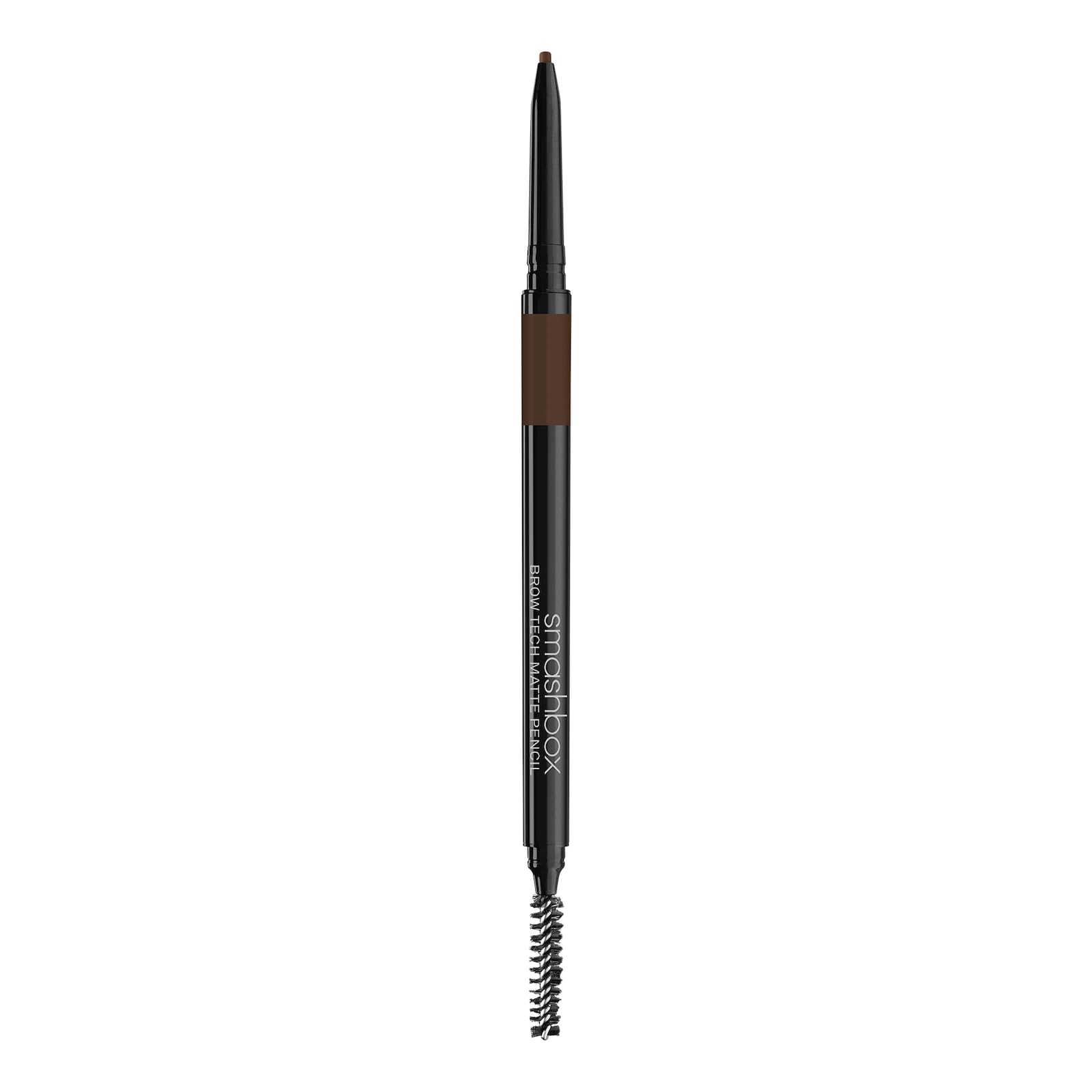 Lápiz Para Cejas Smashbox Brow Tech Matte De Doble Punta, Color Castaño - Venta Internacional.