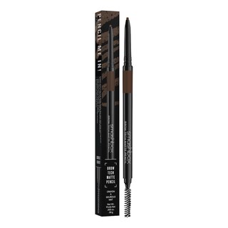 Foto 3 | Lápiz Para Cejas Smashbox Brow Tech Matte De Doble Punta, Color Castaño - Venta Internacional.