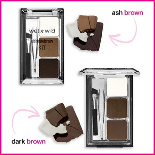 Foto 5 | Kit De Maquillaje Para Cejas Wet N Wild Ultimate Dark Brown - Venta Internacional.