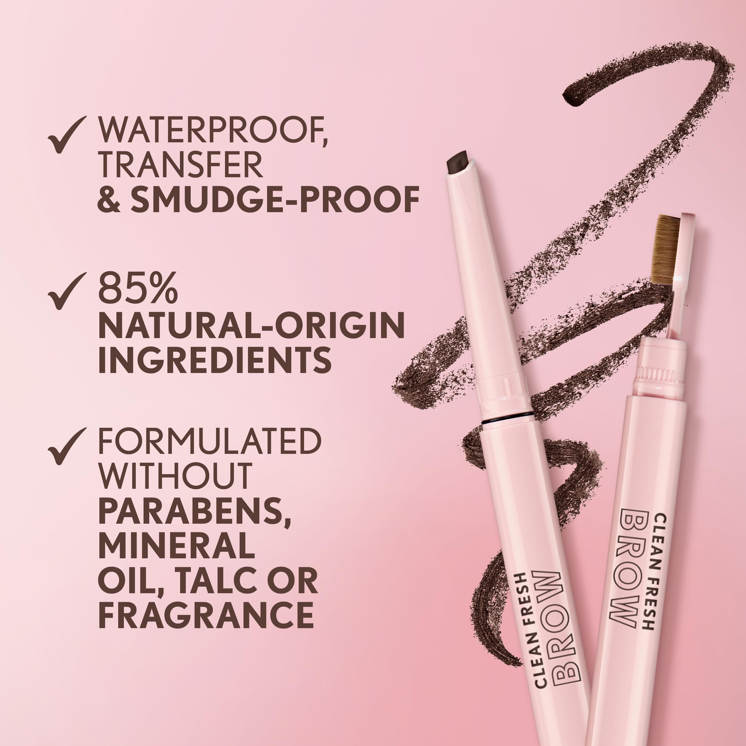 Foto 6 pulgar | Lápiz De Cejas Covergirl Clean Fresh Brow Filler 700 Black - Venta Internacional.